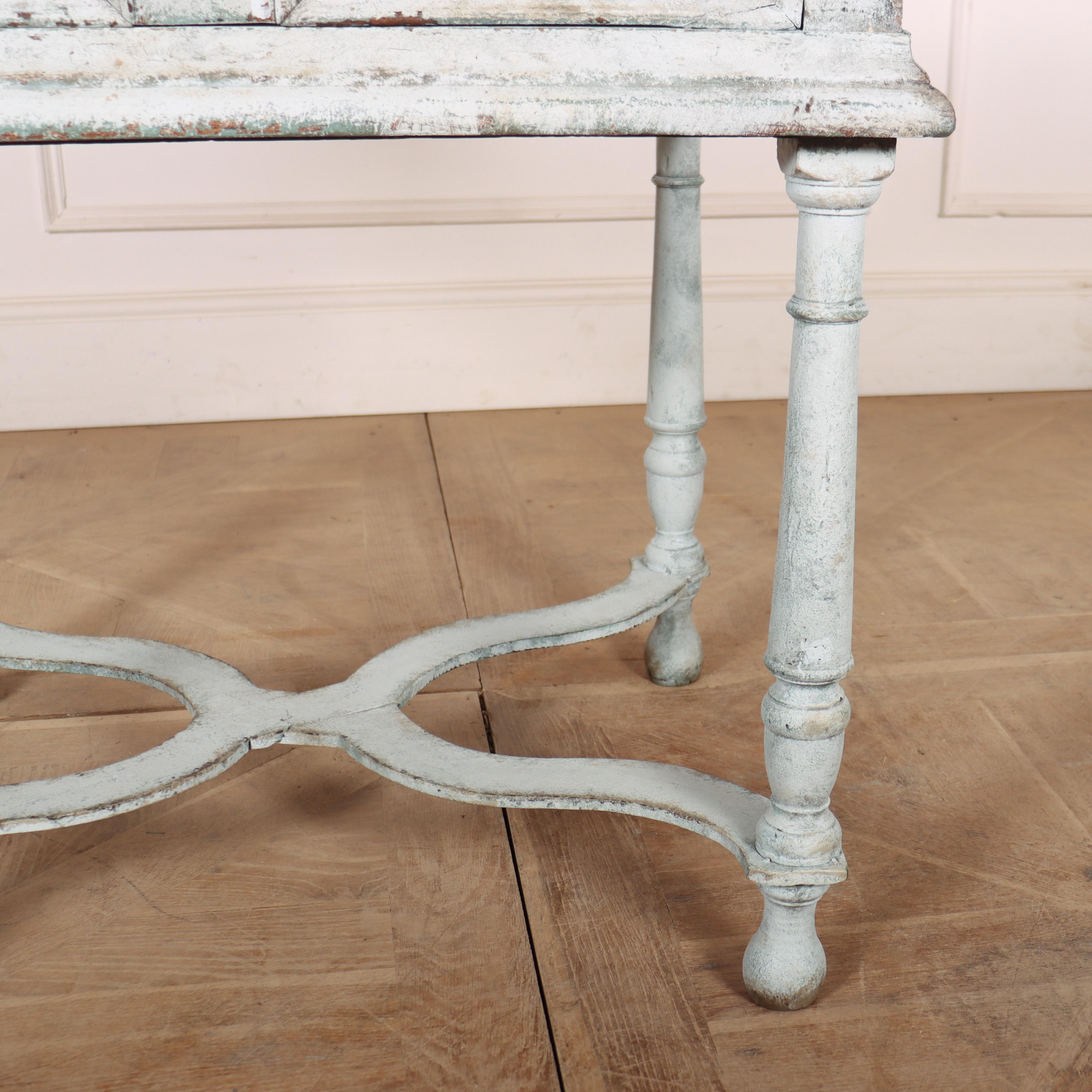 Table de lampe peinte du 18ème siècle Bon état - En vente à Leamington Spa, Warwickshire