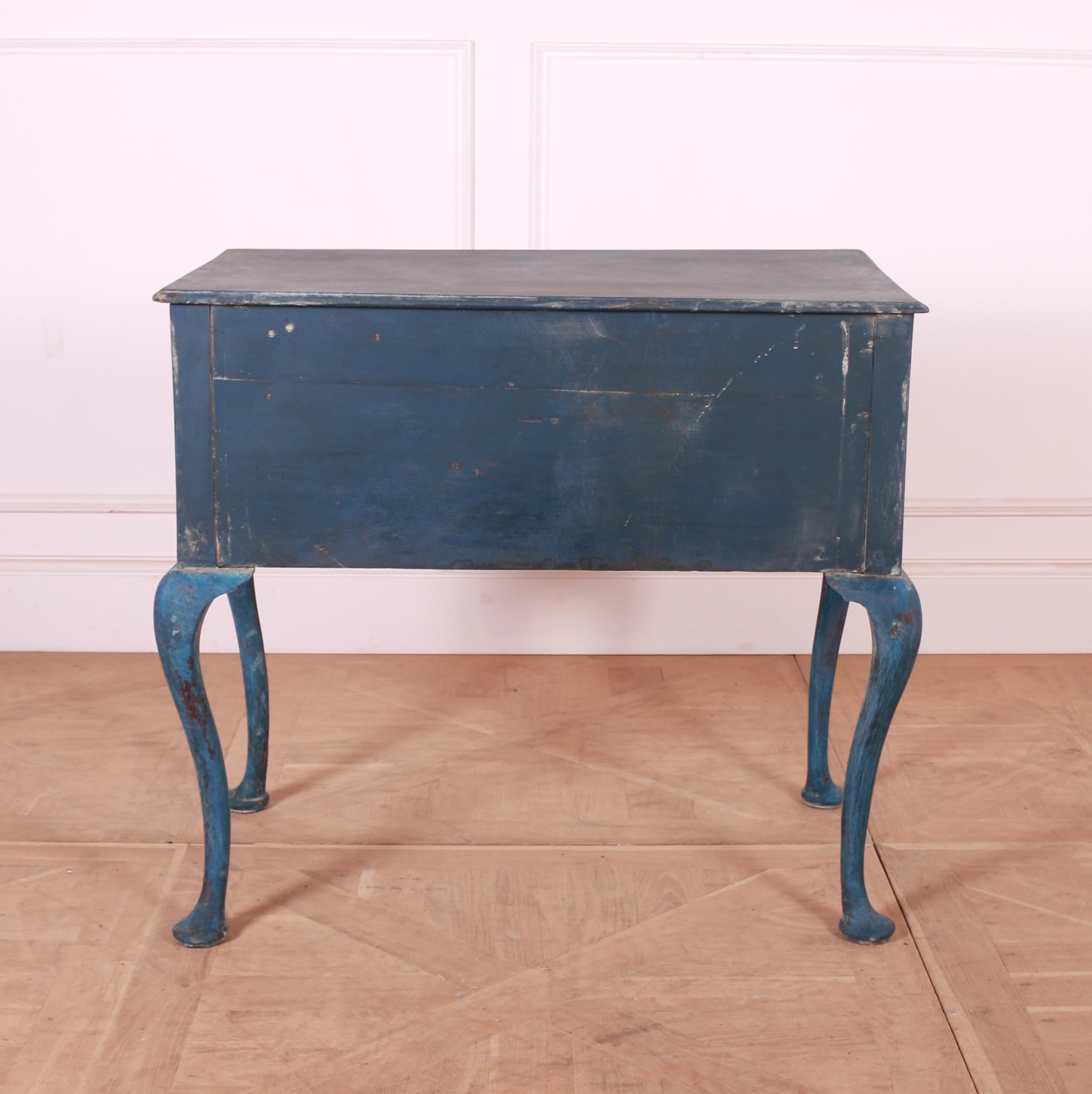 Oak 18th Century Painted Lamp Table For Sale