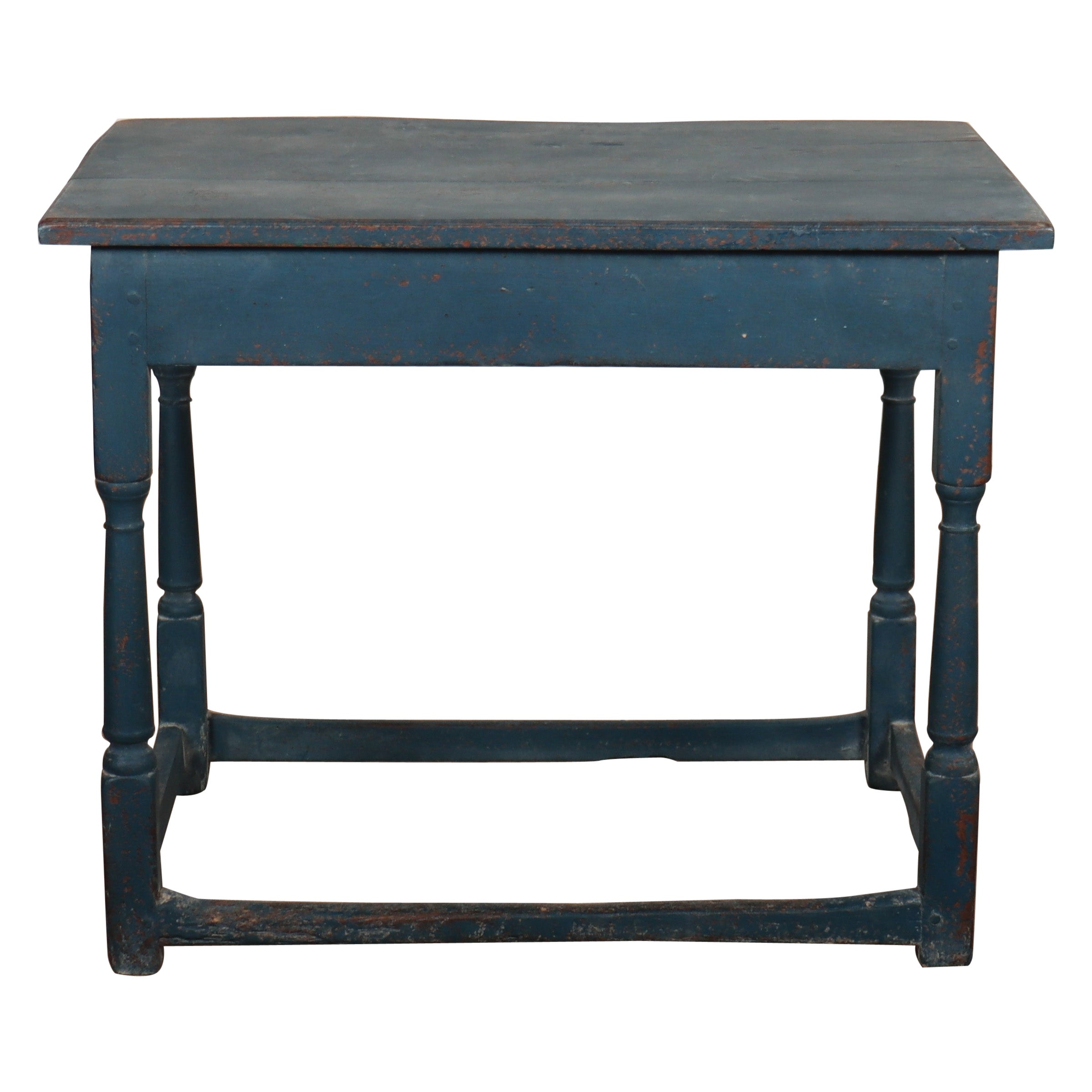 Mesa de lámpara pintada del siglo XVIII