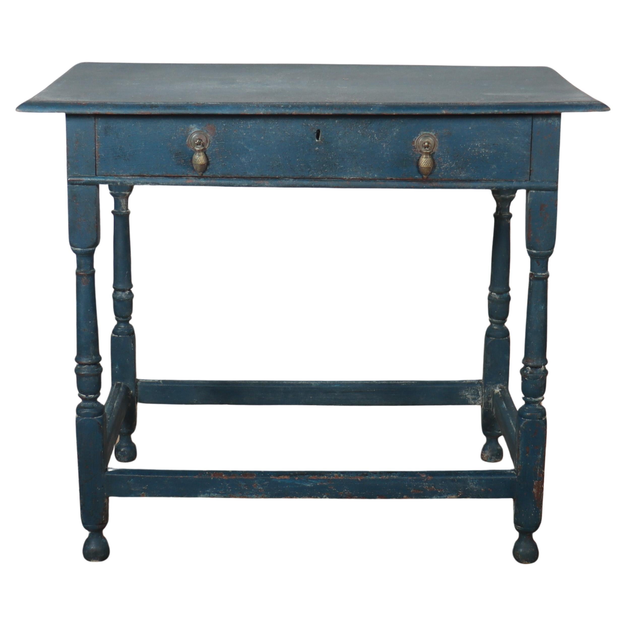 18th Century Painted Lamp Table