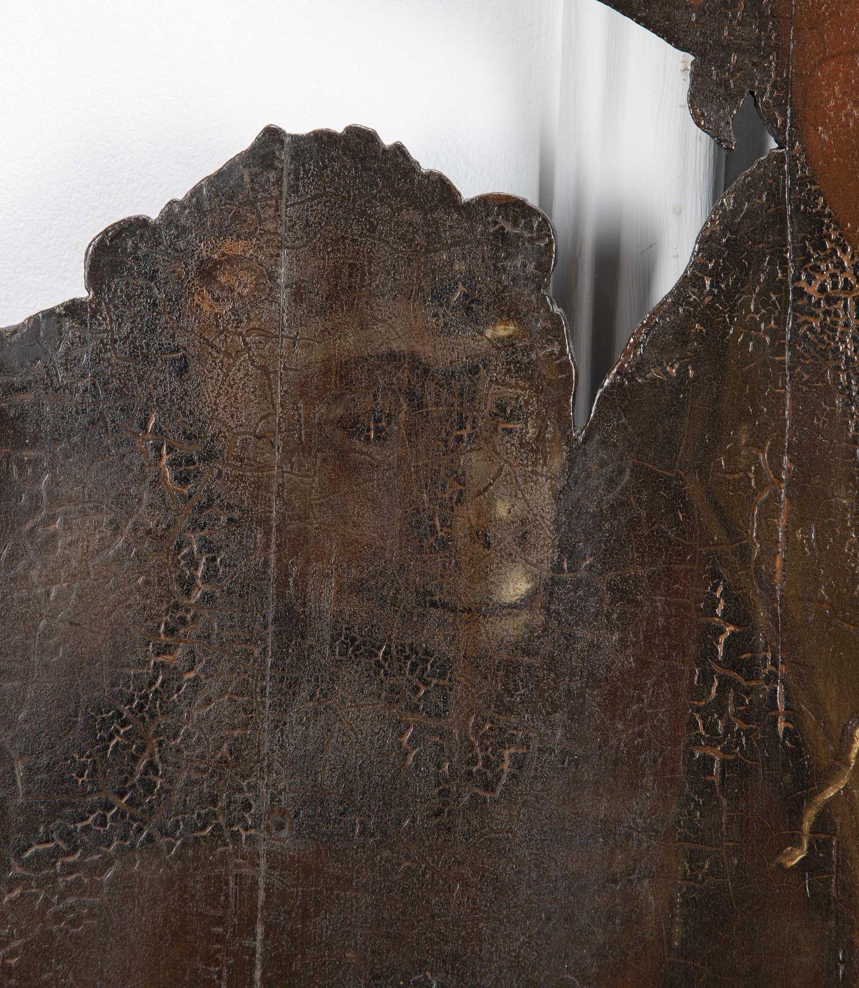 Wood 18th Century Painted Lifesize Dummy Board For Sale
