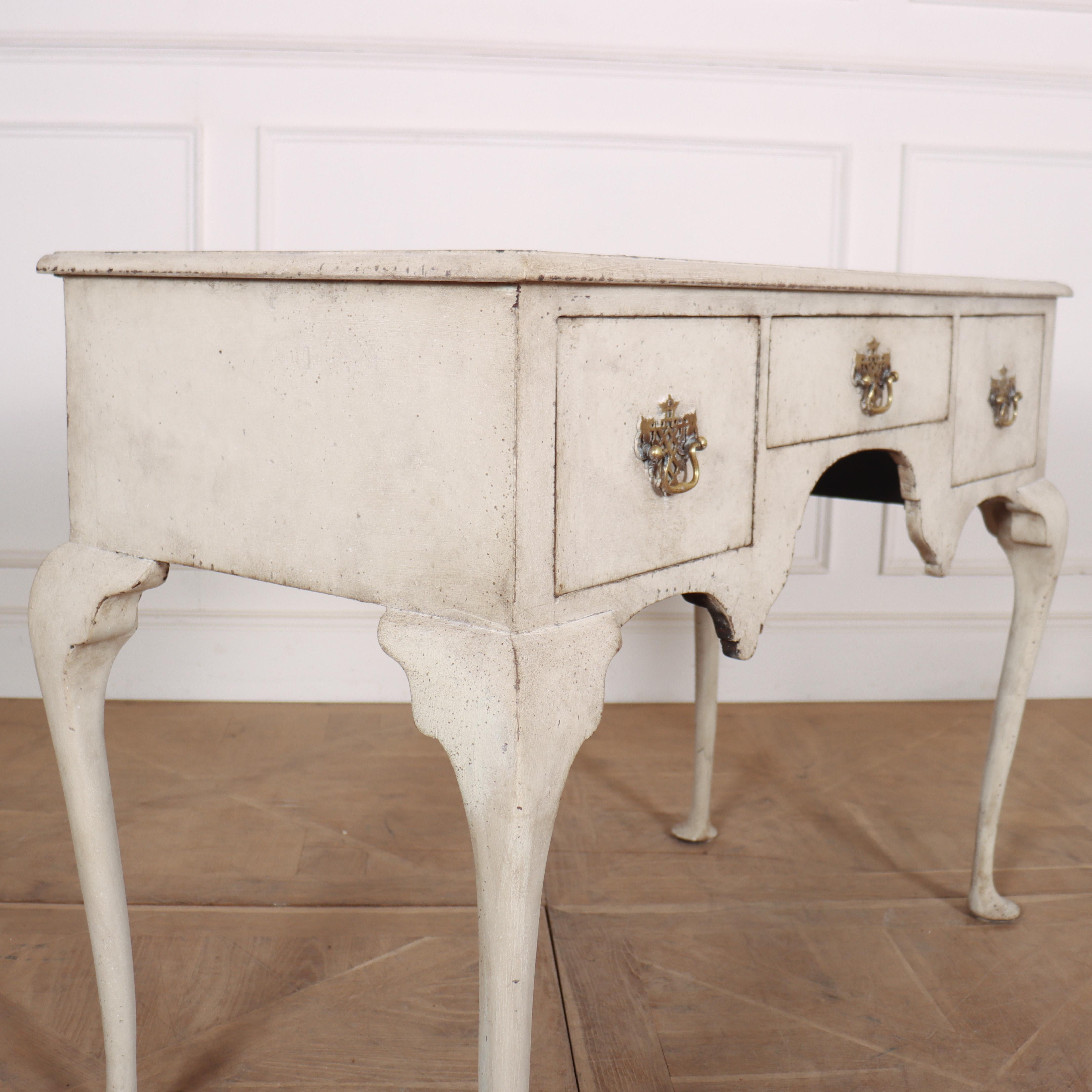 Pine 18th Century Painted Low Boy For Sale