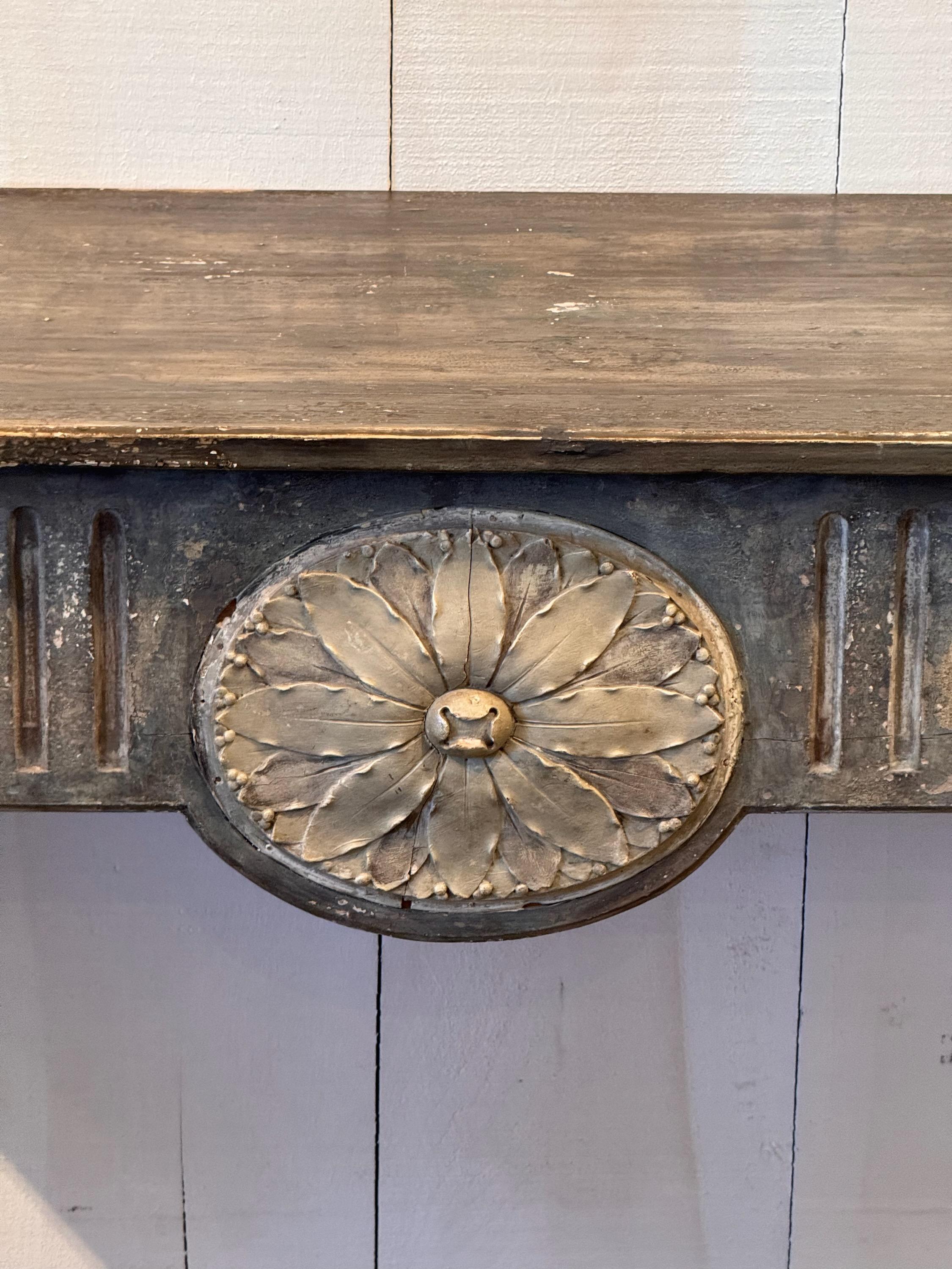 18th Century Painted Neoclassical Console Table In Good Condition In Charlottesville, VA