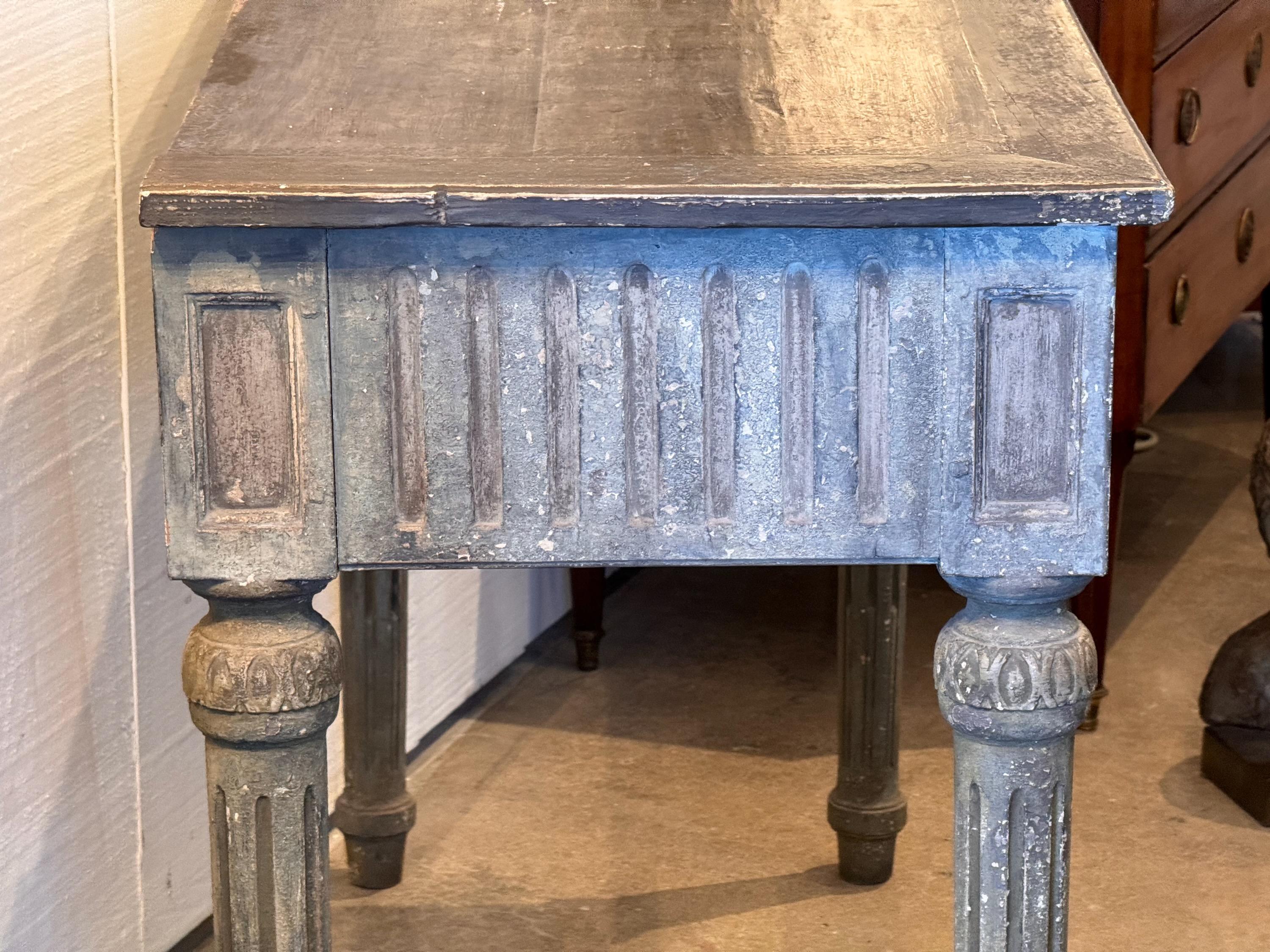 18th Century Painted Neoclassical Console Table 2