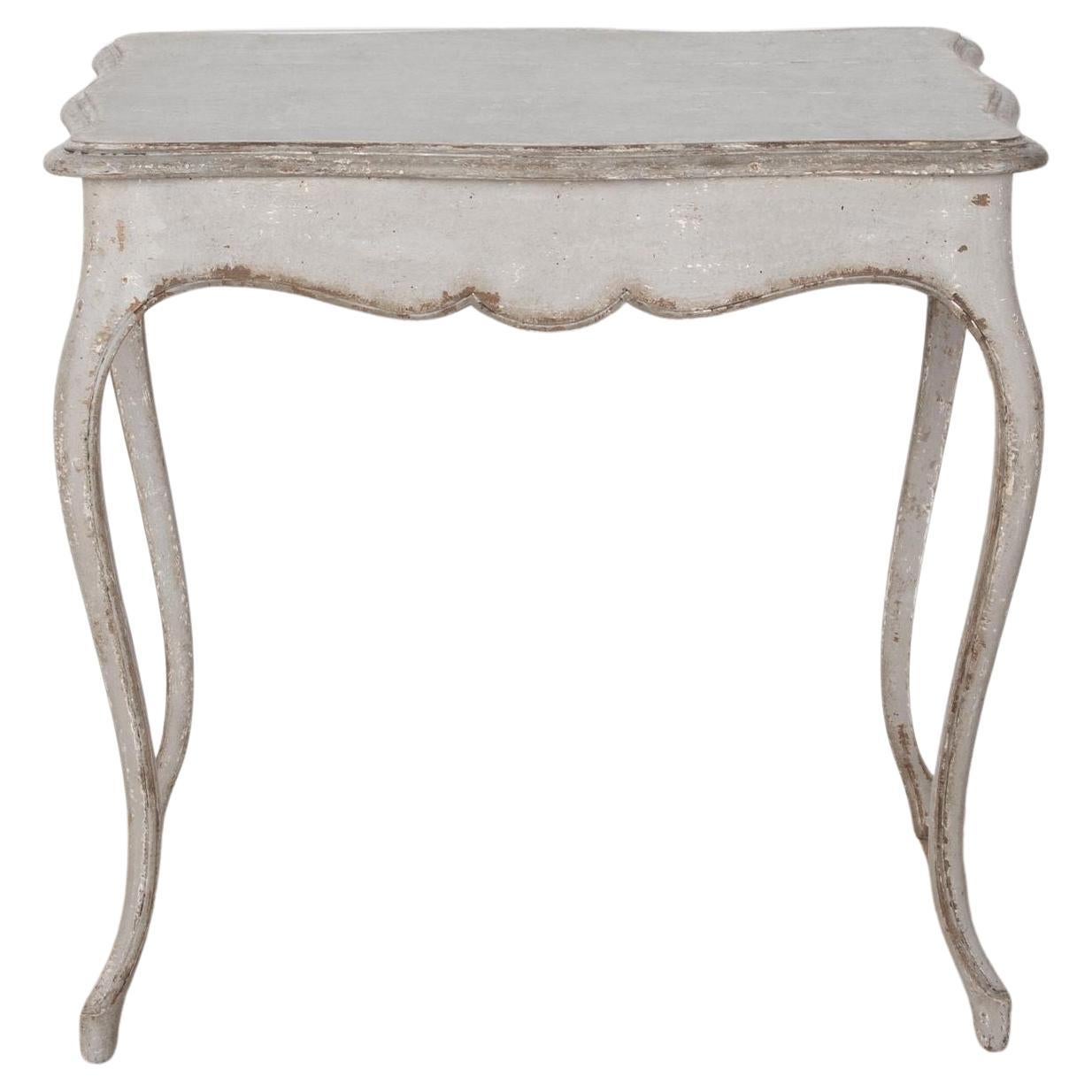 18th Century Painted Provencal Side Table For Sale