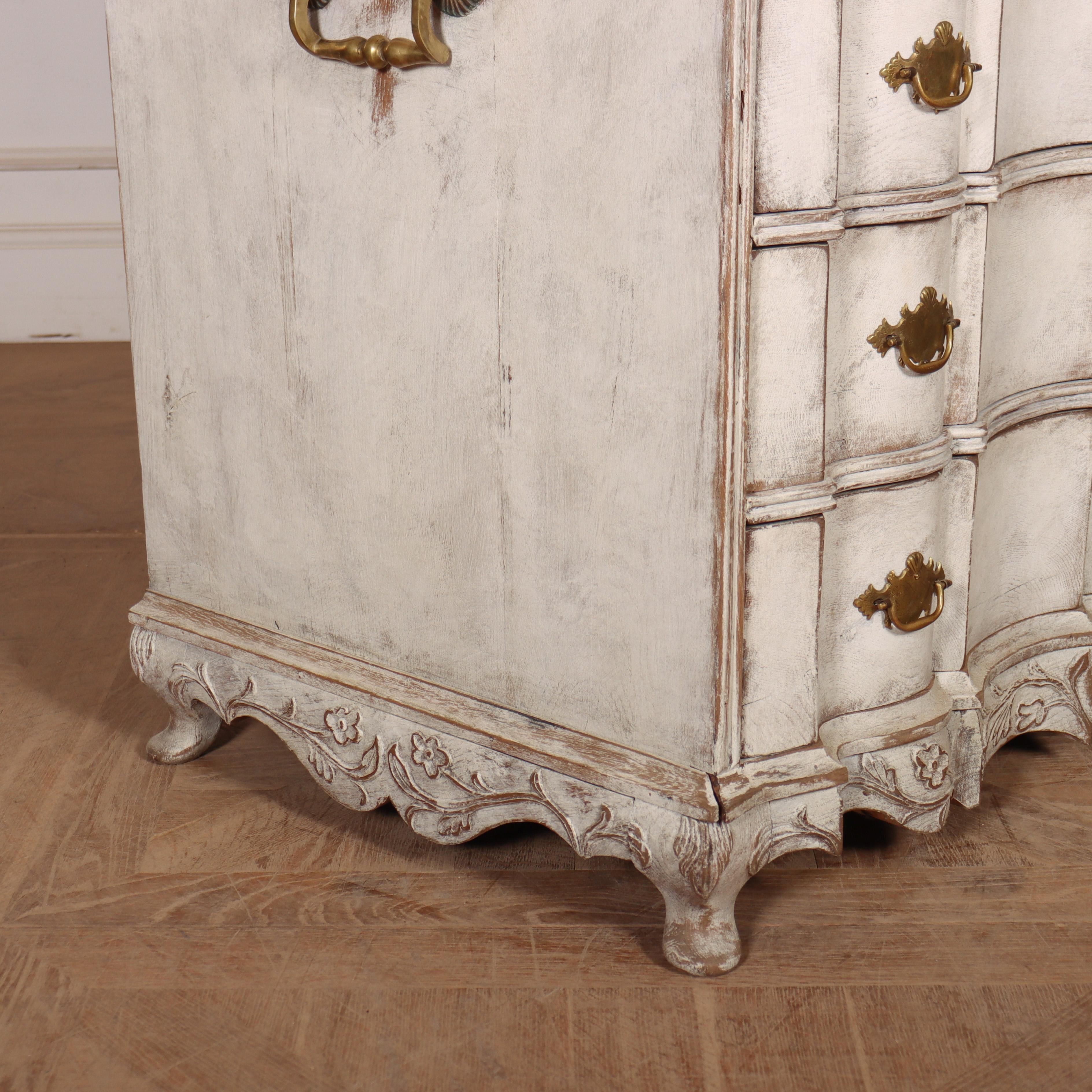 Bibliothèque de bureau rococo peinte du 18ème siècle en vente 6