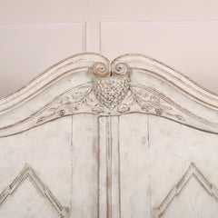 18th Century Painted Rococo Bureau Bookcase