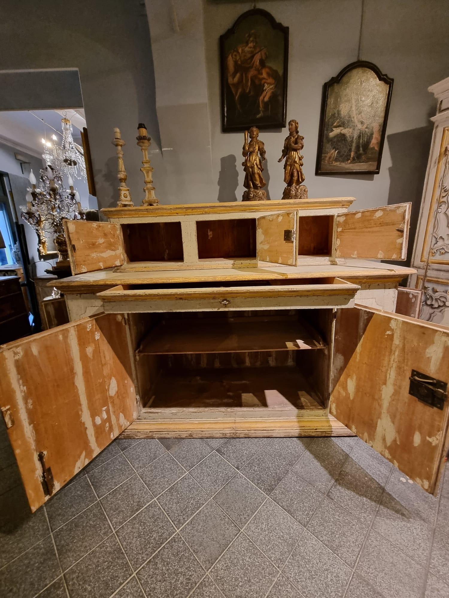 18th Century Painted Sacristy Furniture 12