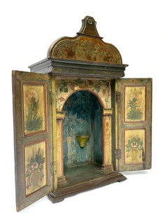 18th Century Painted Shrine