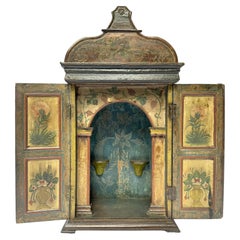 18th Century Painted Shrine