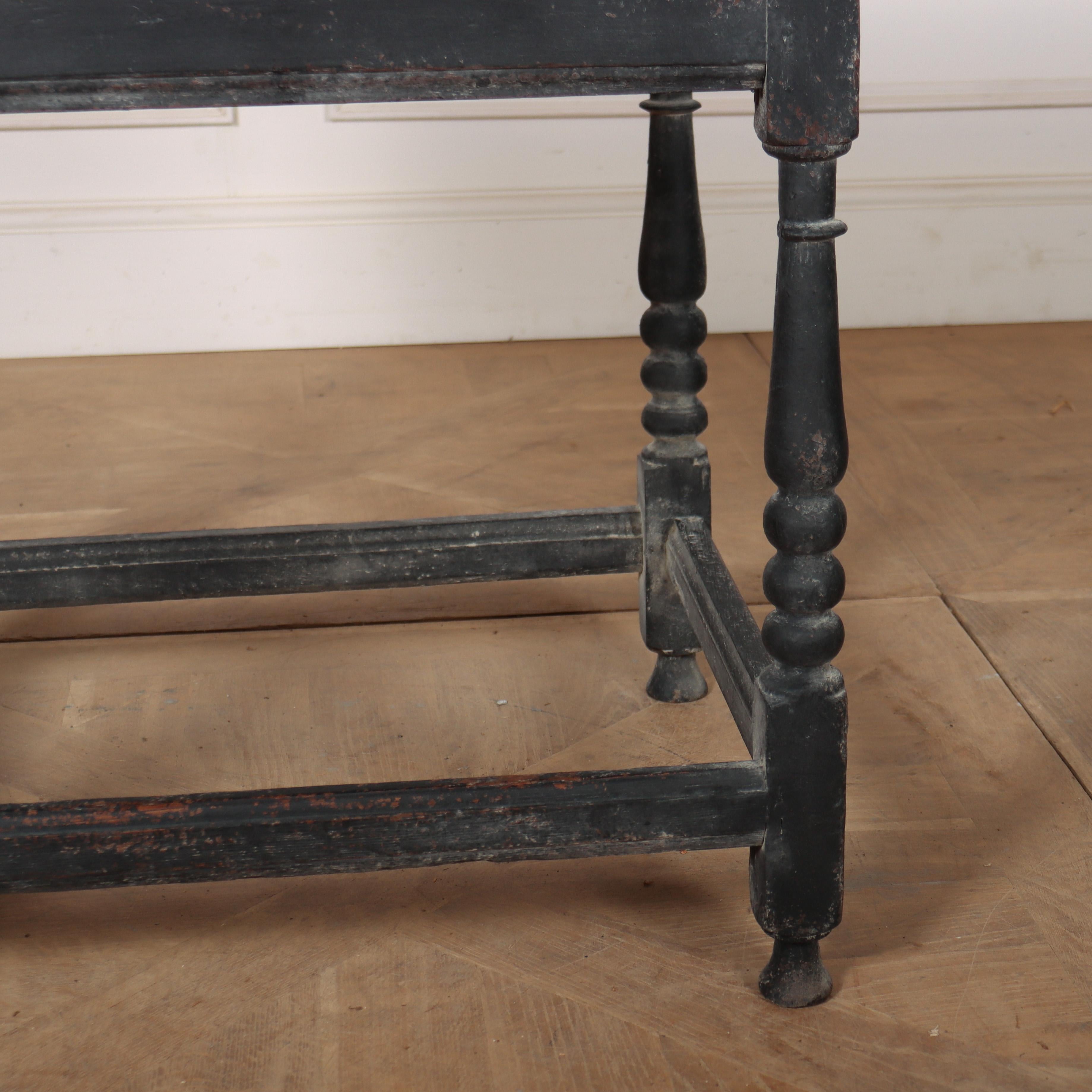 English 18th Century Painted Side Table For Sale