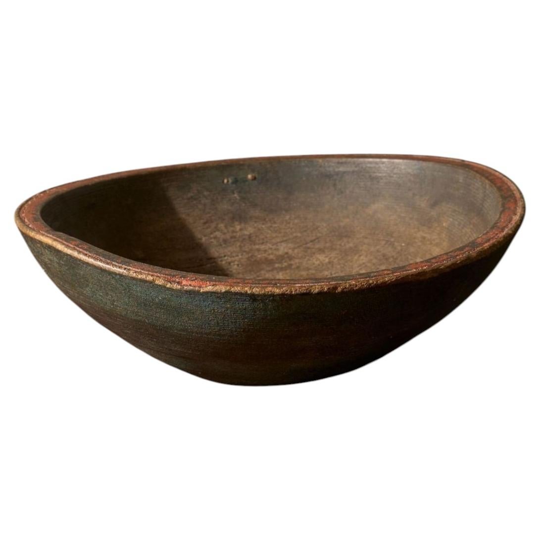 18th Century Painted Swedish bowl - No 2