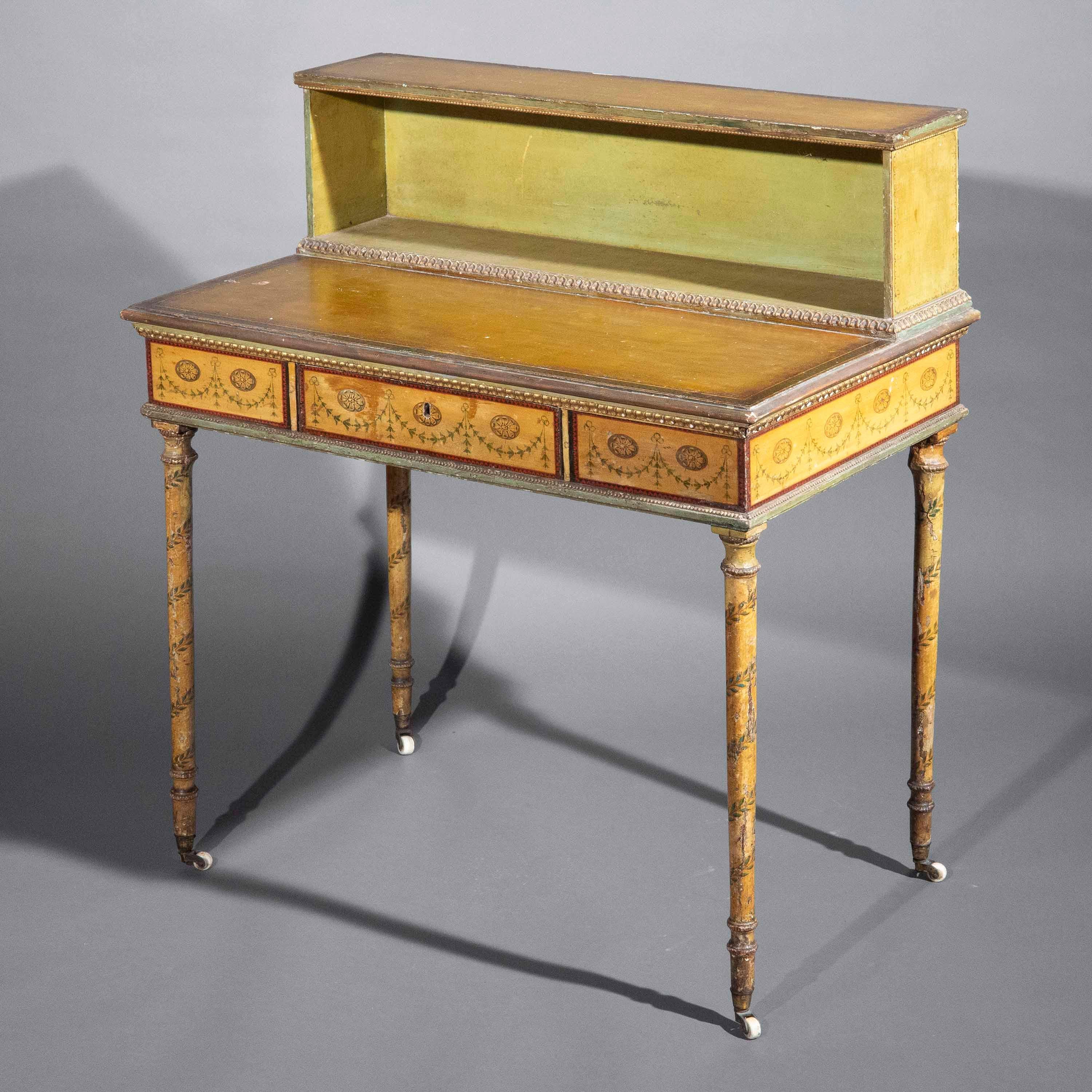 18th Century Painted Table, Attributed to George Brookshaw For Sale 5