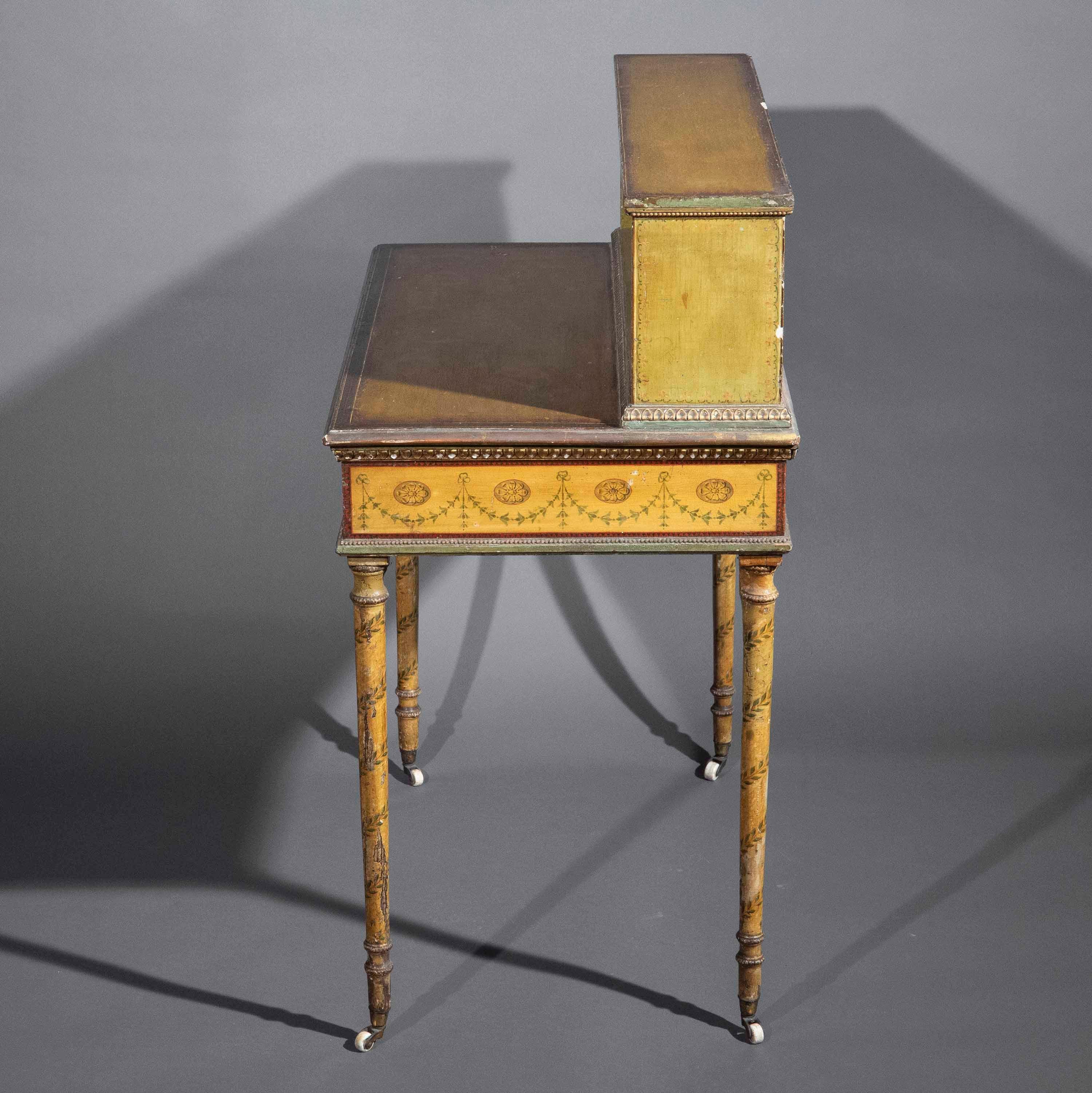 18th Century Painted Table, Attributed to George Brookshaw For Sale 6