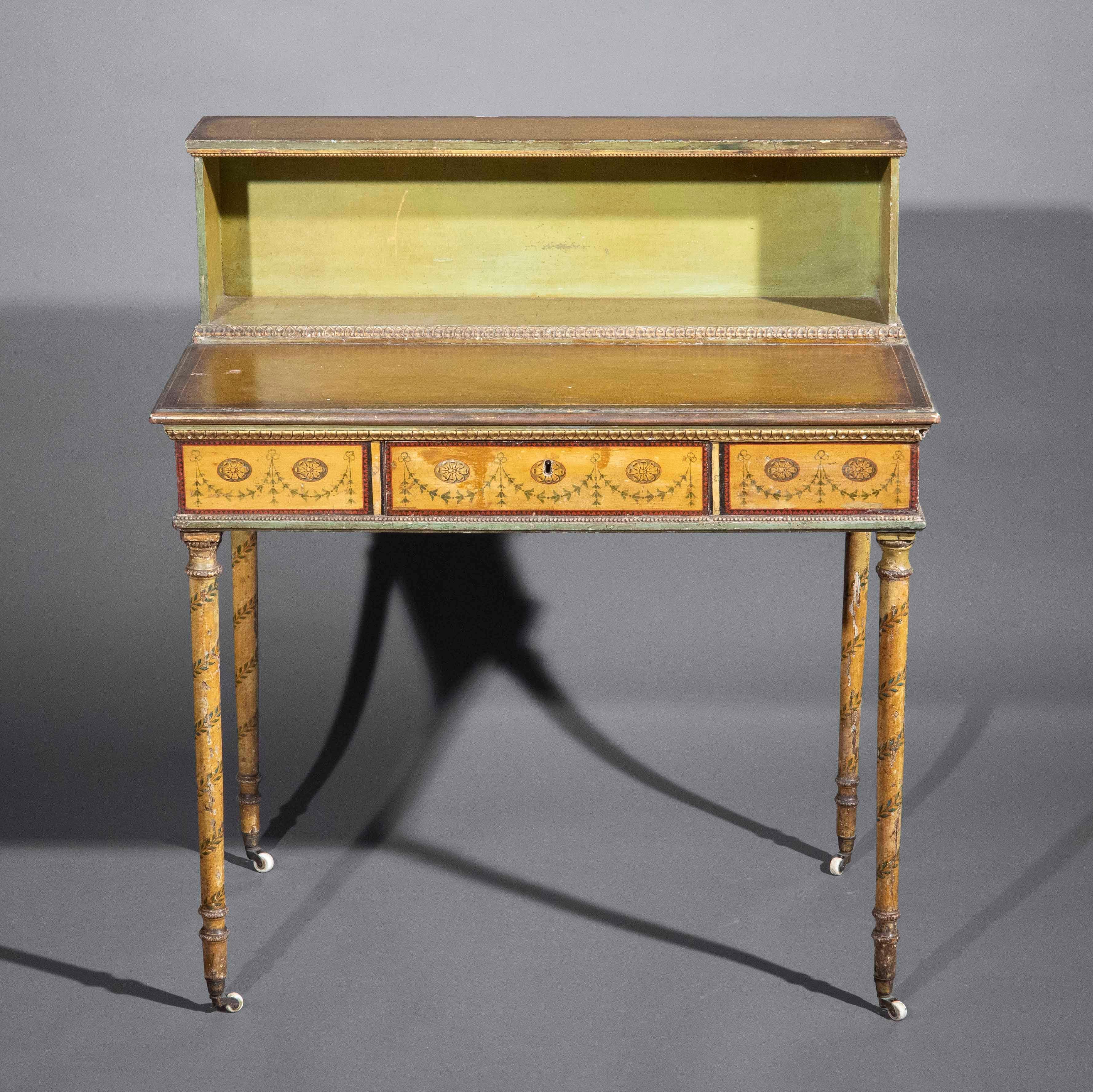 18th Century Painted Table, Attributed to George Brookshaw For Sale 10