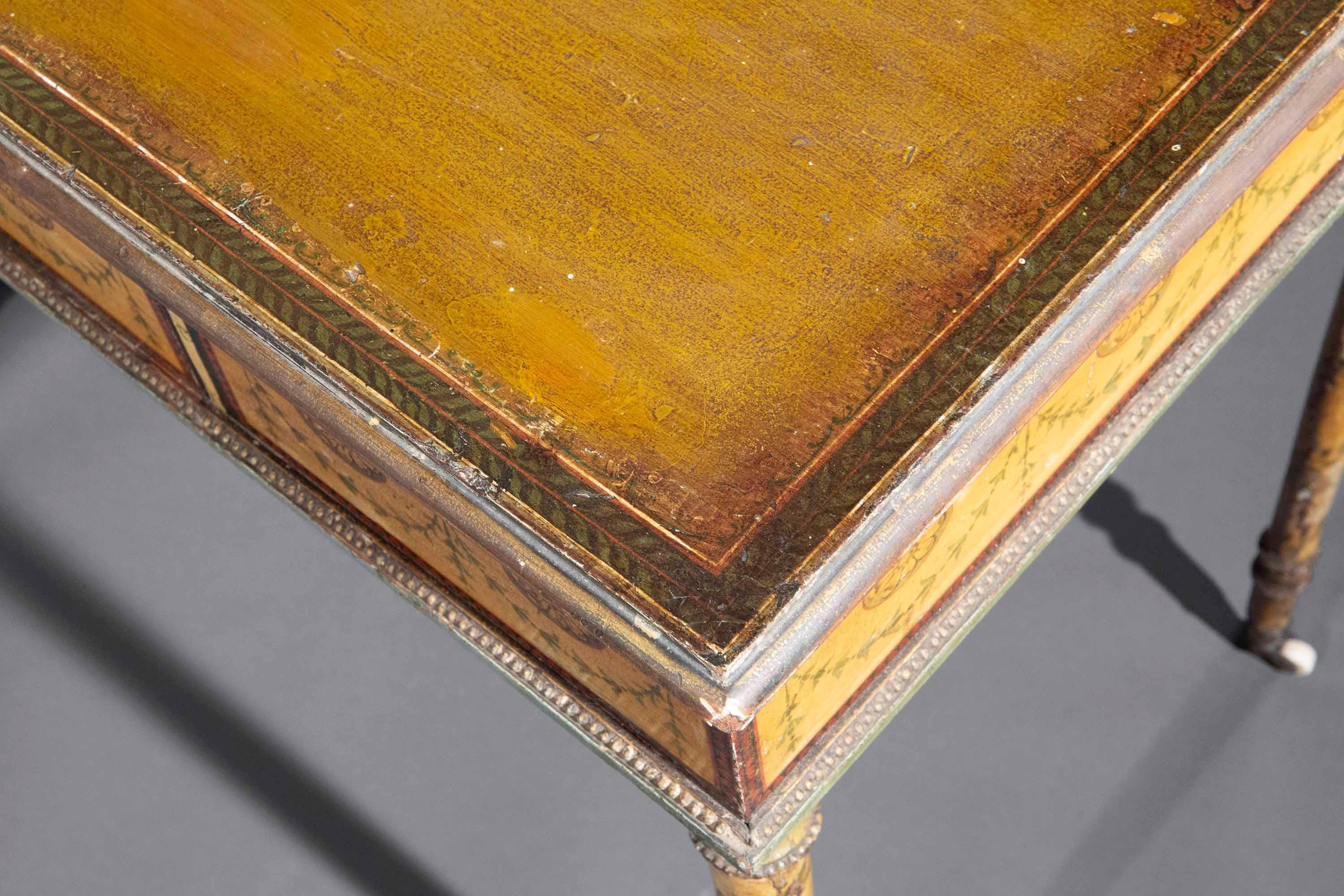 18th Century Painted Table, Attributed to George Brookshaw For Sale 3