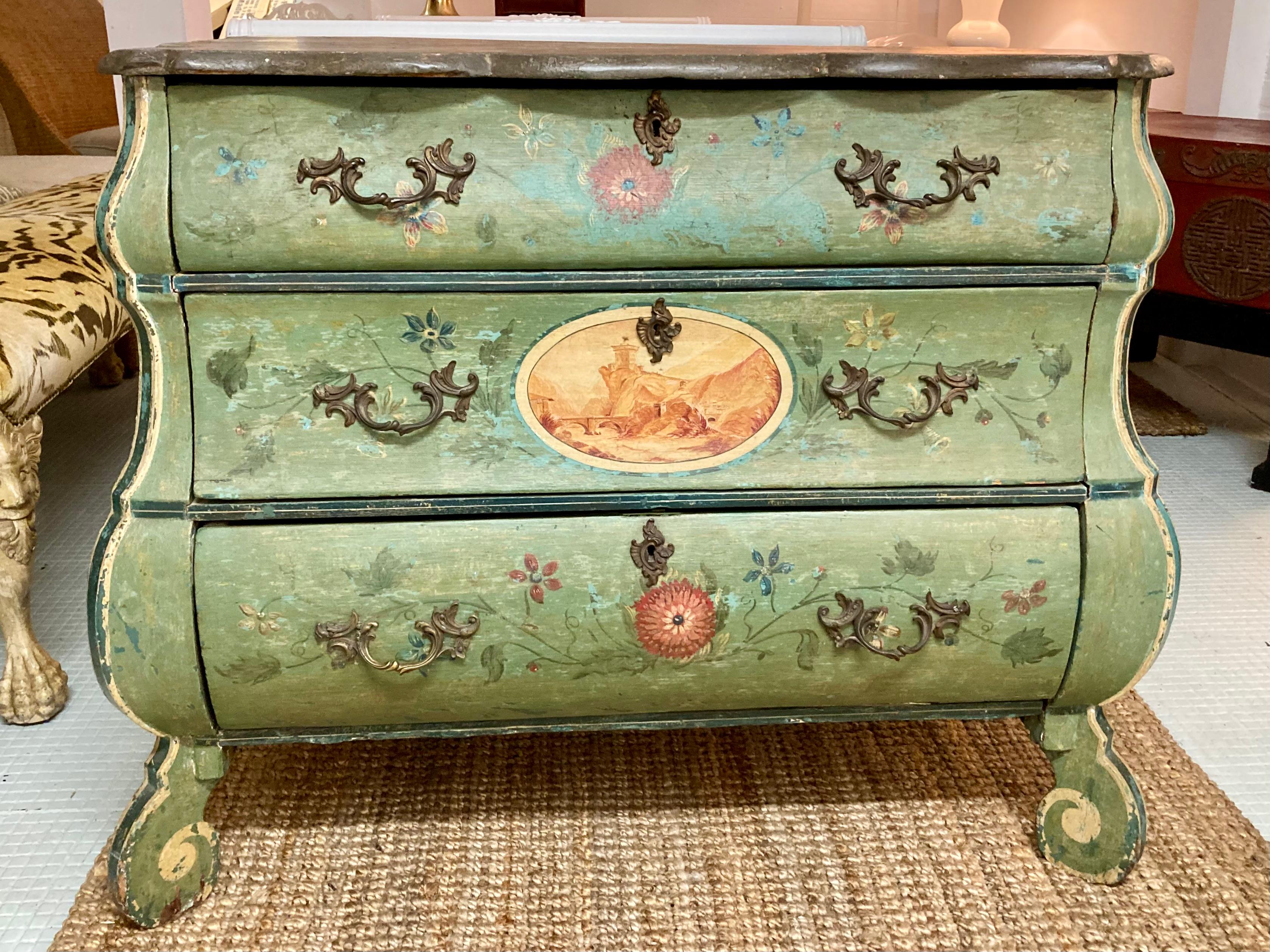 Other 18th Century Painted Venetian Commode For Sale