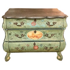 Antique 18th Century Painted Venetian Commode