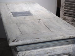 18th Century Painted Wooden Altar from Bordeaux, France