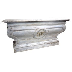 18th Century Painted Wooden Altar from Bordeaux, France