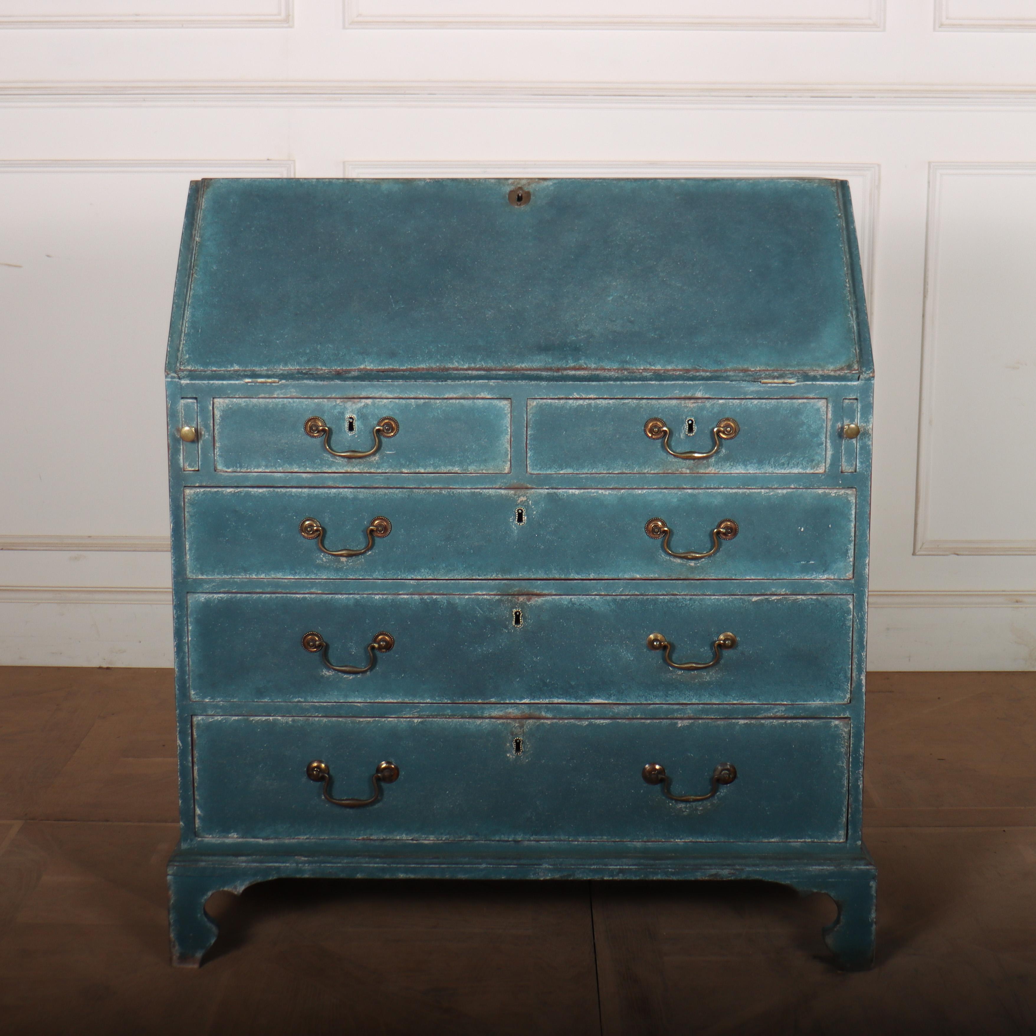 18th Century Painted Writing Bureau In Good Condition In Leamington Spa, Warwickshire