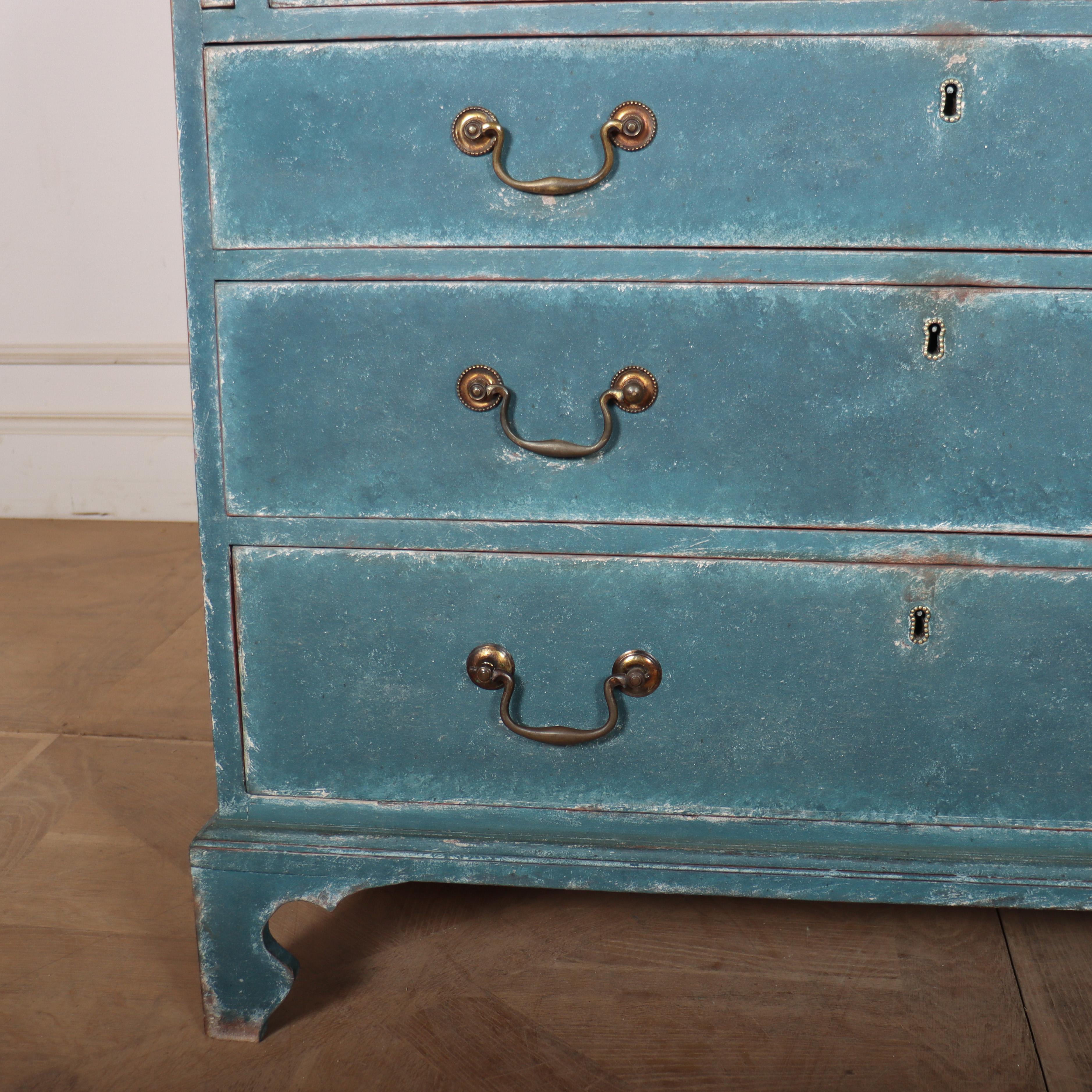 Oak 18th Century Painted Writing Bureau