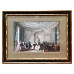 18th Century Painting Depicting Courtly Life
