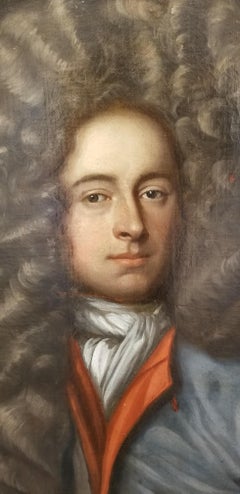 18th Century Painting of a Nobleman in Period Frame