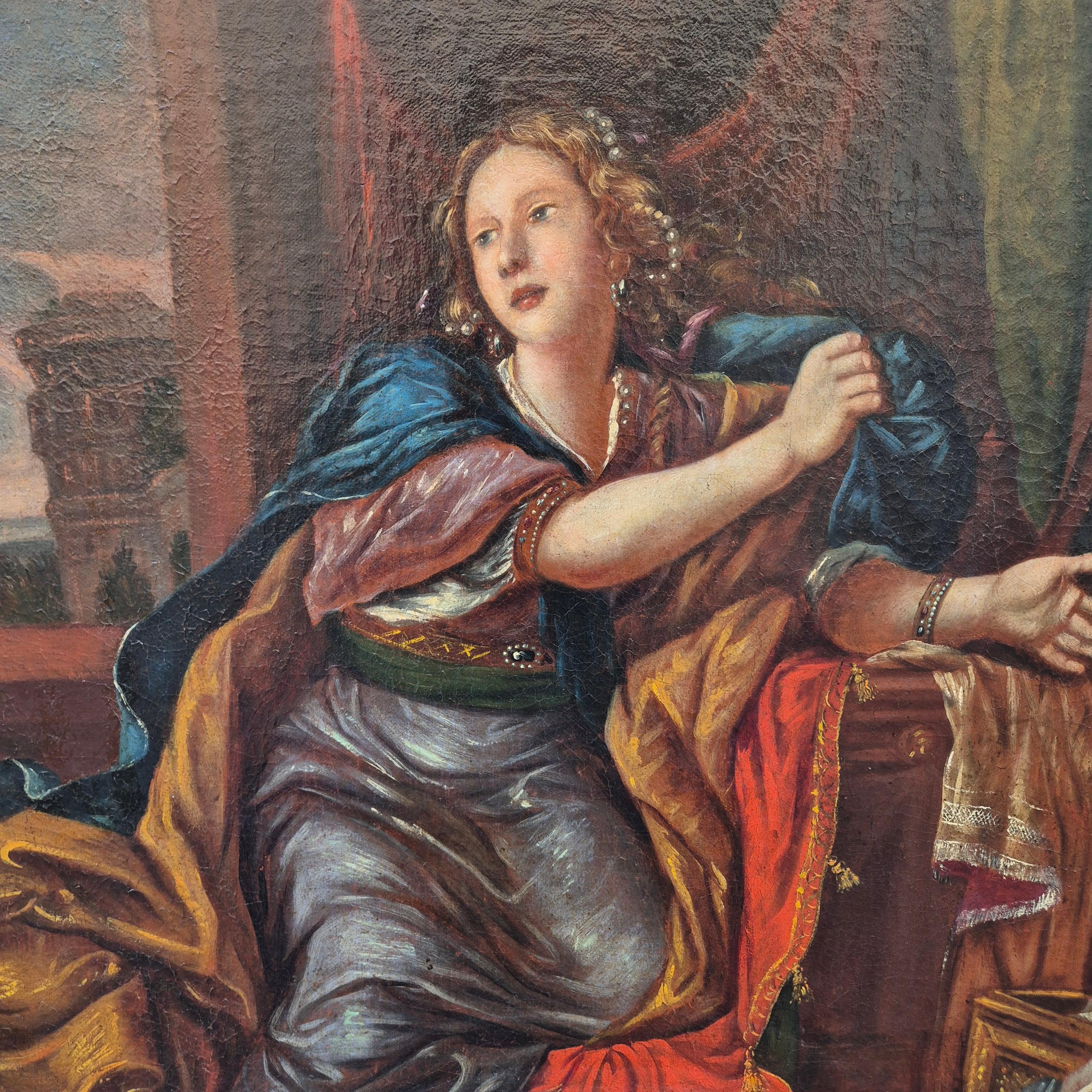 Gemälde von Maria Magdalena, die den Eitelkeiten der Welt entsagt, aus dem 18. im Angebot 4
