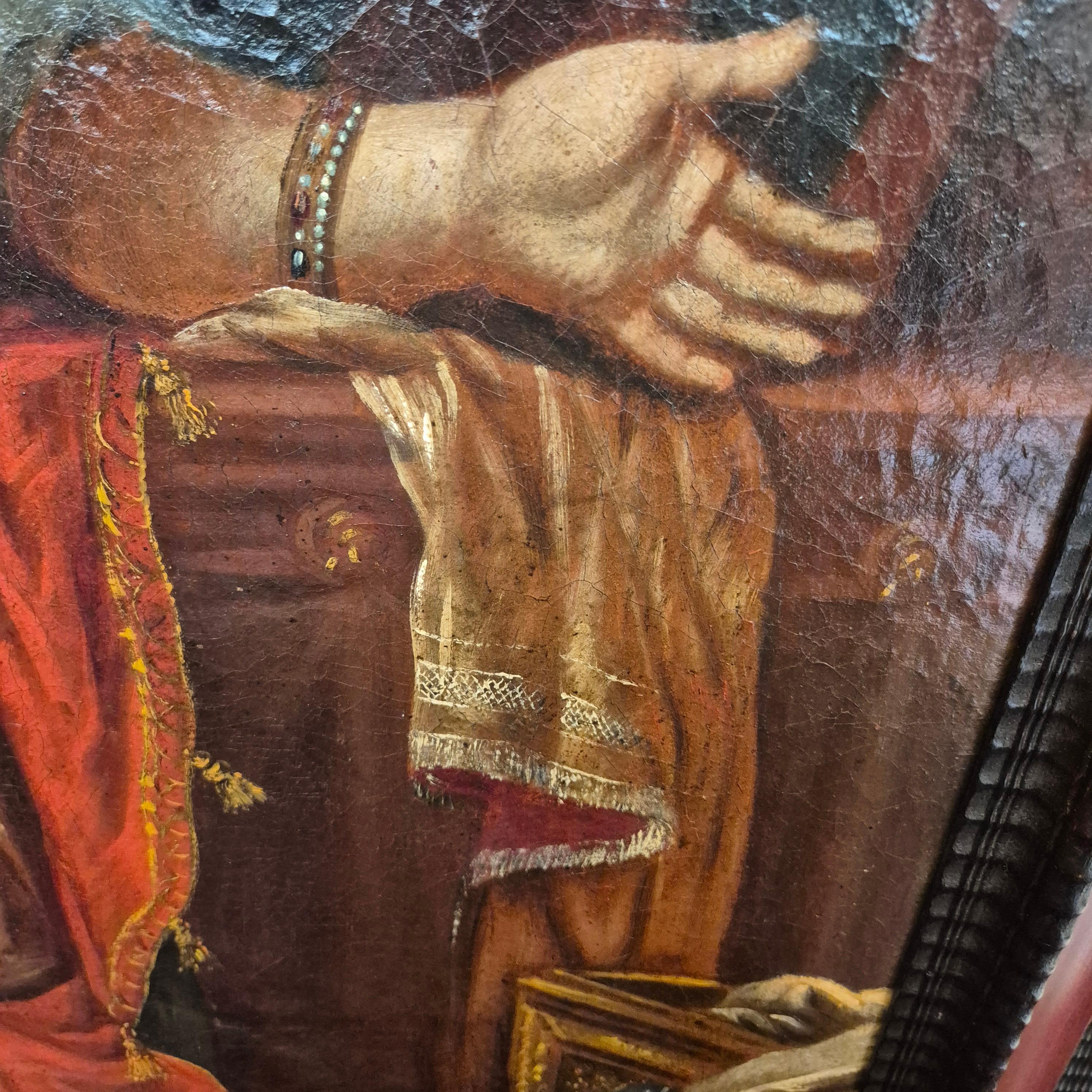 Gemälde von Maria Magdalena, die den Eitelkeiten der Welt entsagt, aus dem 18. im Angebot 5
