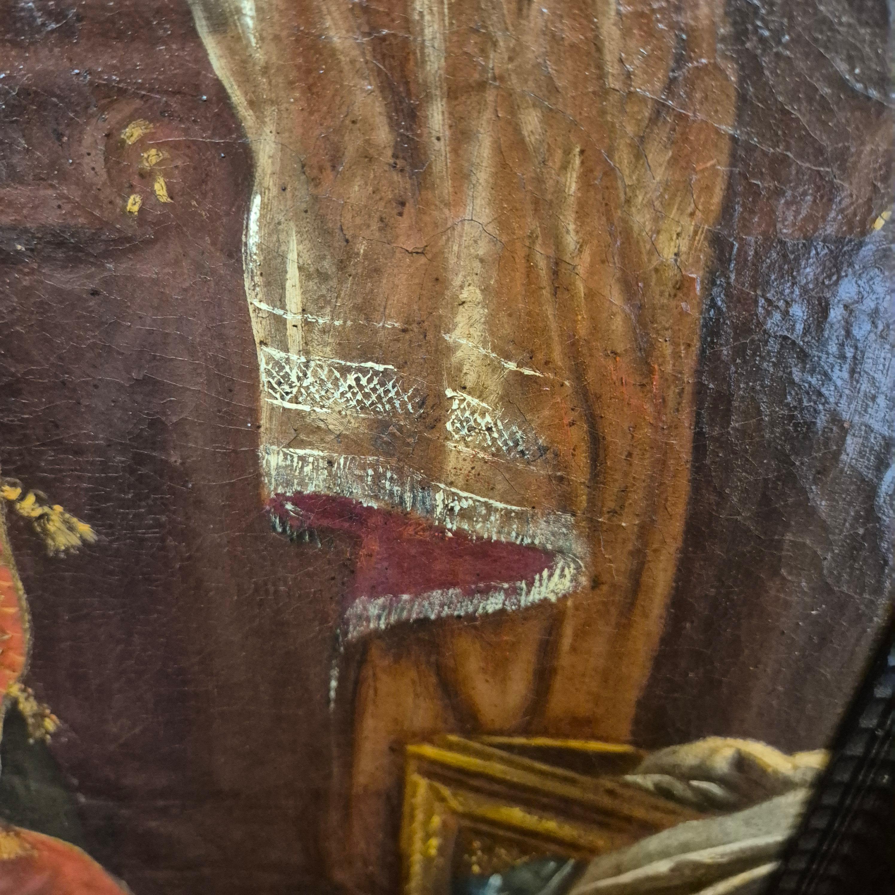 Gemälde von Maria Magdalena, die den Eitelkeiten der Welt entsagt, aus dem 18. im Angebot 6