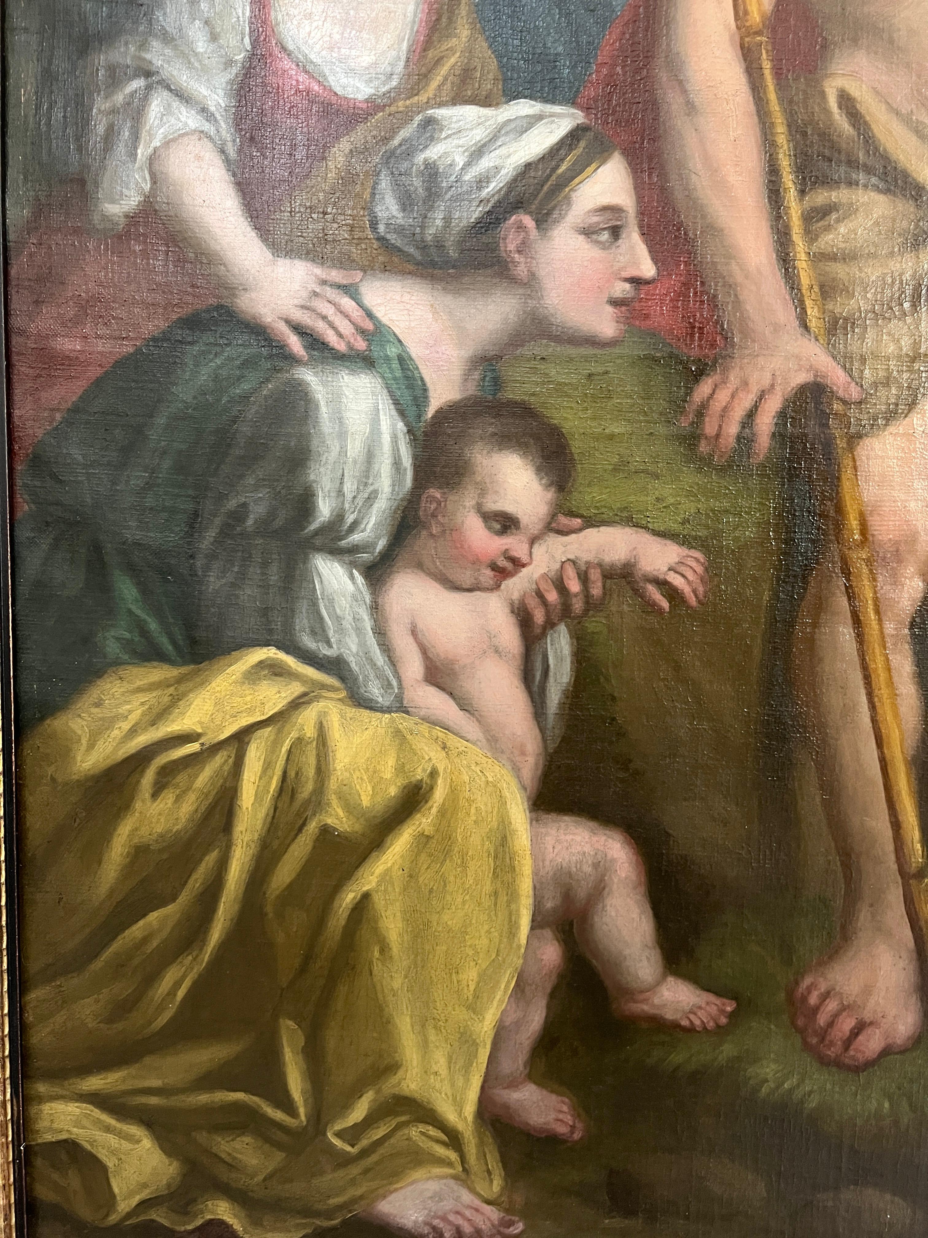 Canvas 18th Century Painting of St. Raymond Nonnatus