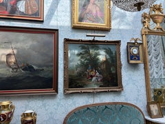 18th Century Painting Showing Figures in a Landscape Attributed to Pater