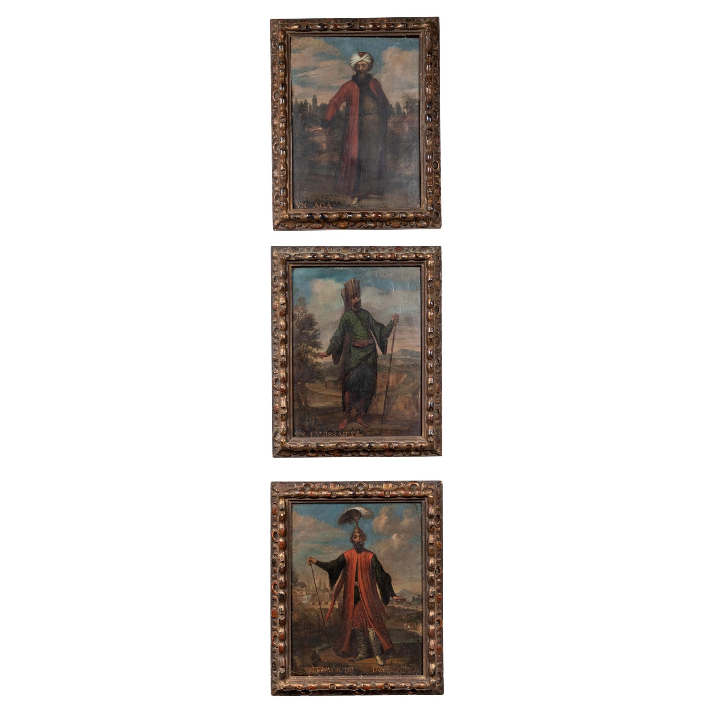 18th Century Paintings of Ottoman Empire Figures