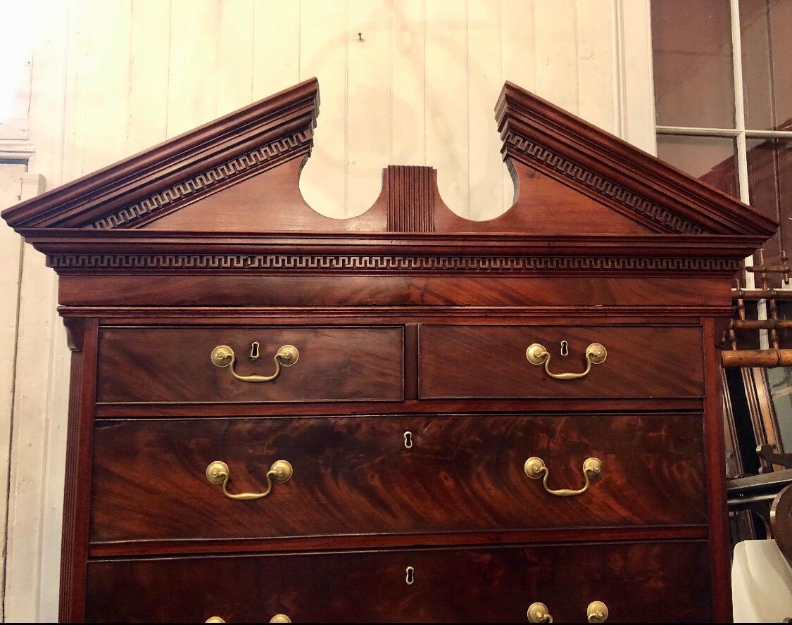 18th Century Pair of English Chippendale Chest on Chest / Tallboy 4