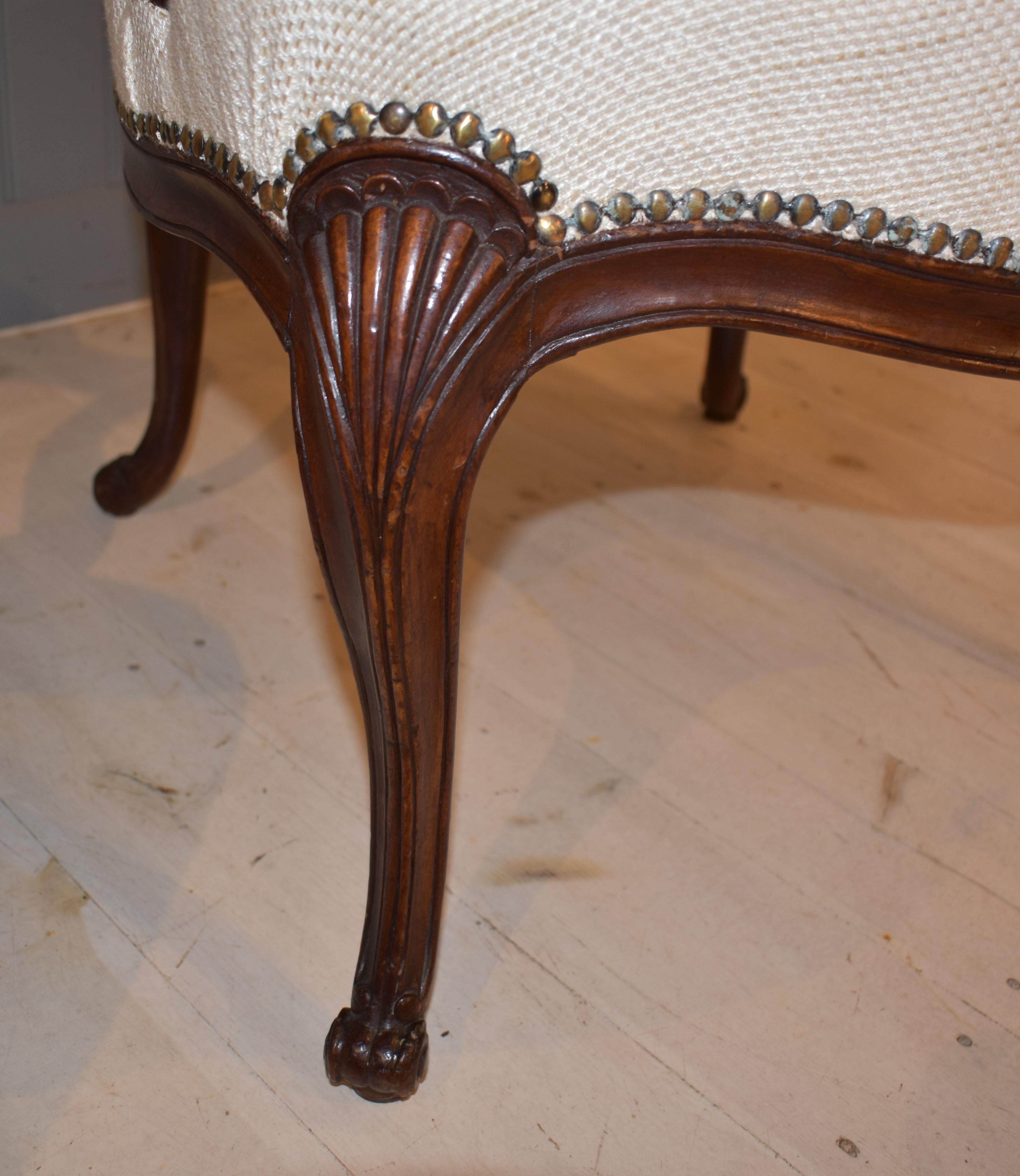 18th century pair of Hepplewhite open armchairs For Sale 4