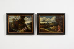 XVIIIe siècle, Paire de peintures italiennes par un suiveur d'Alessandro Magnasco