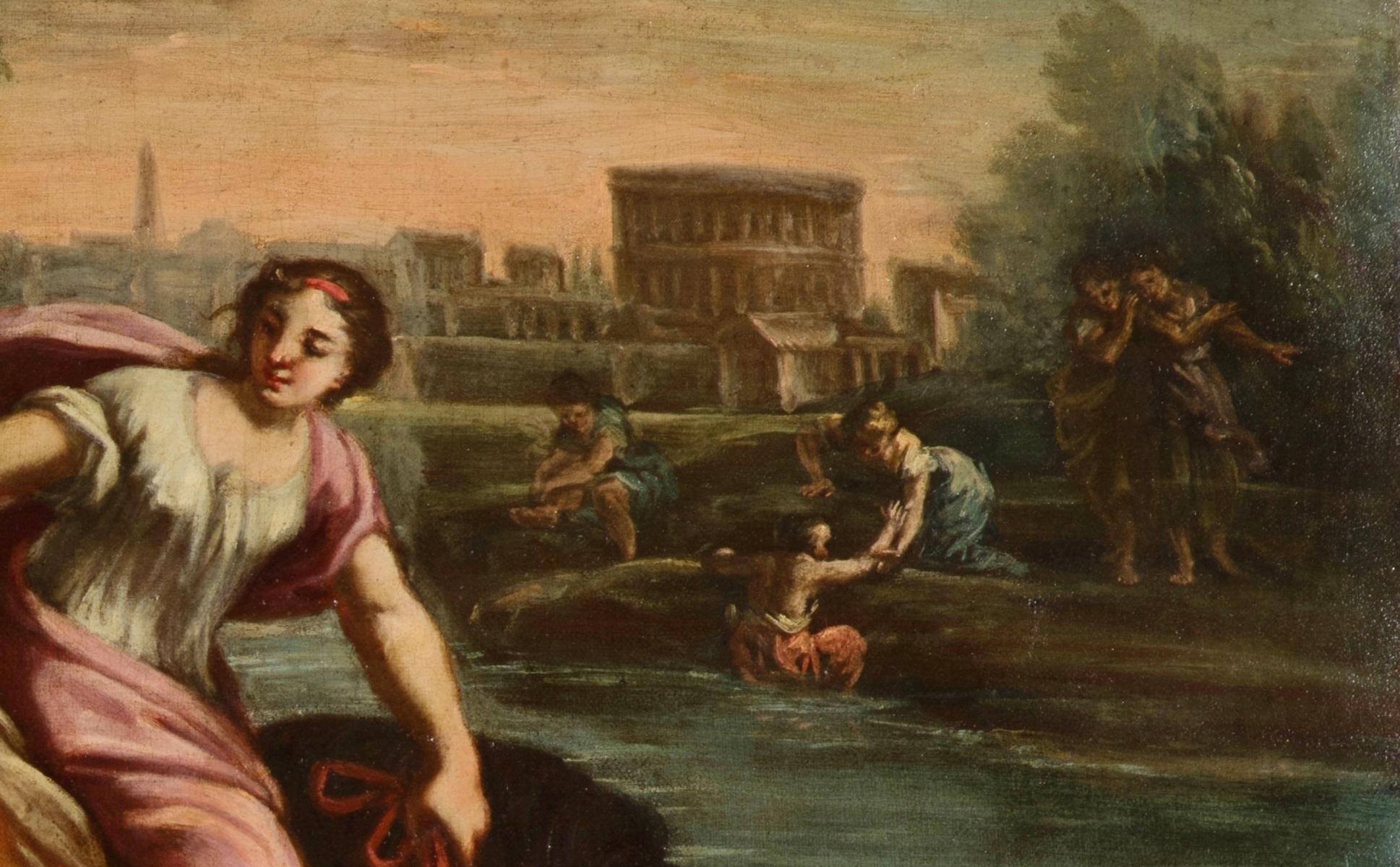 18th Century, Pair of Italian Paintings with Stories of Rome 5