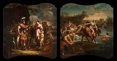 18th Century, Pair of Italian Paintings with Stories of Rome