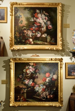 18th Century, Pair of Italian Still Lifes by Pietro Francesco Gambone