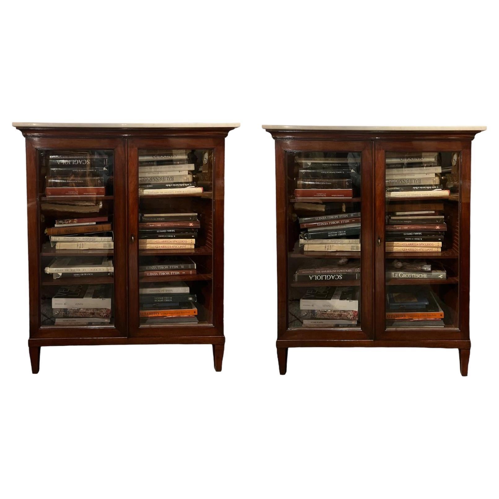  paire de bibliothèques du XVIIIe siècle en vente