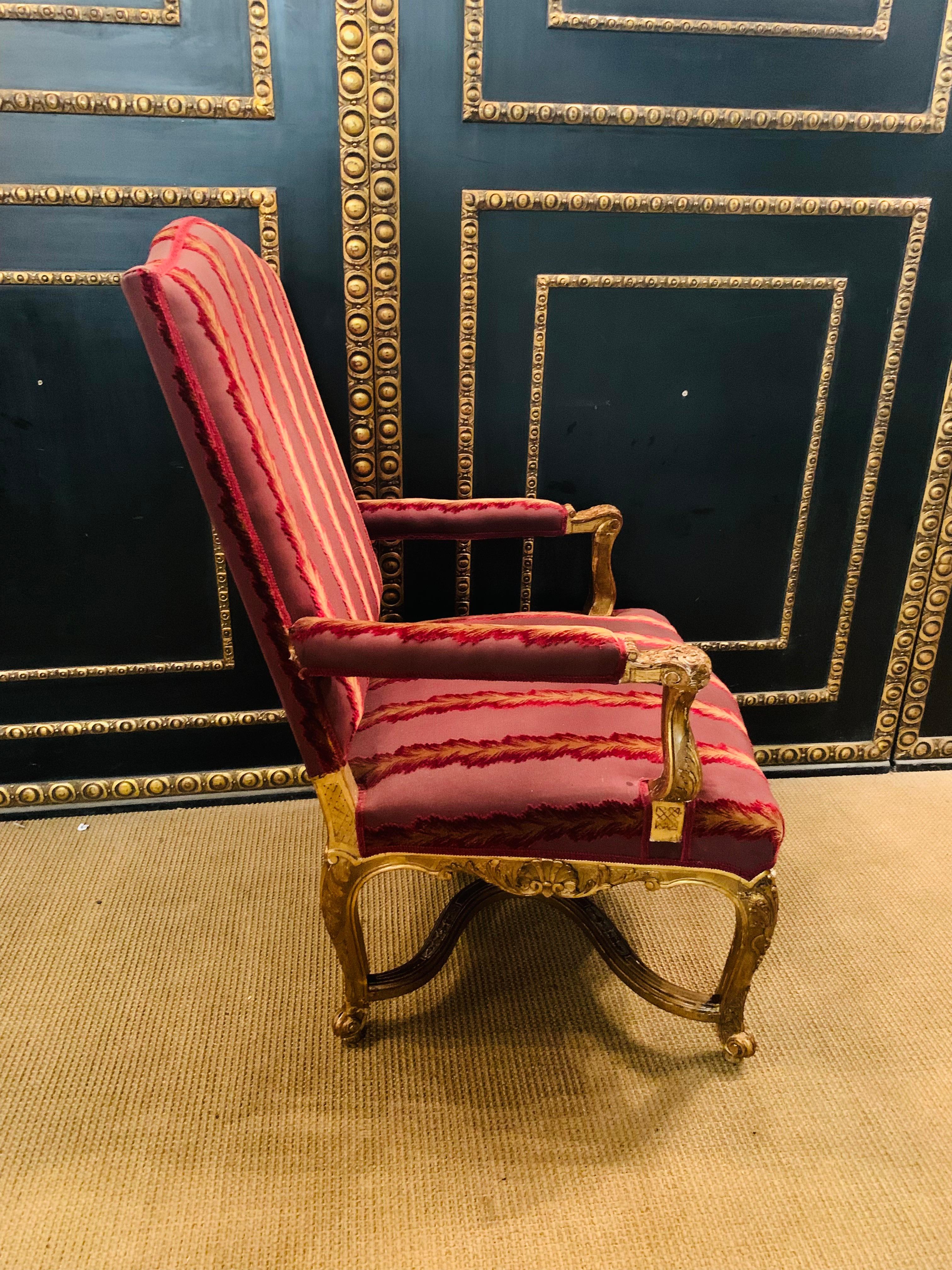 Paire de fauteuils Louis Quinze XIV du 18ème siècle Paris en vente 7