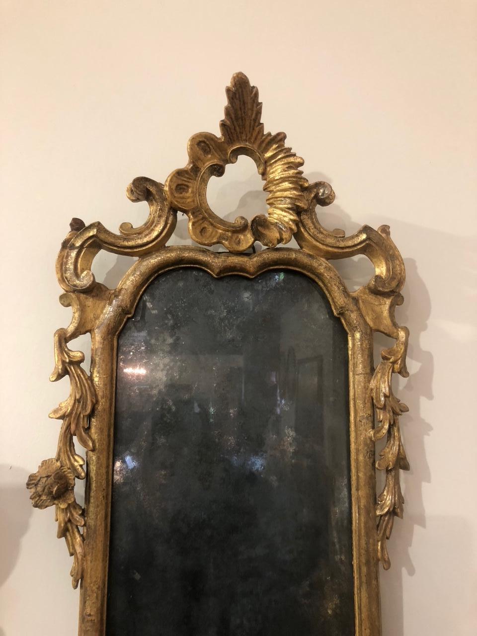 18th Century Pair of Louis XV Mirrors, Venice In Good Condition In Badia Polesine, Rovigo