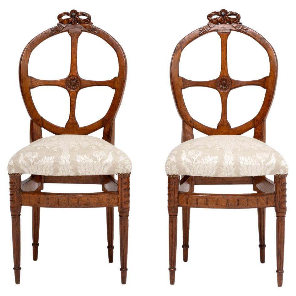 18th Century Pair of Northern European Chairs