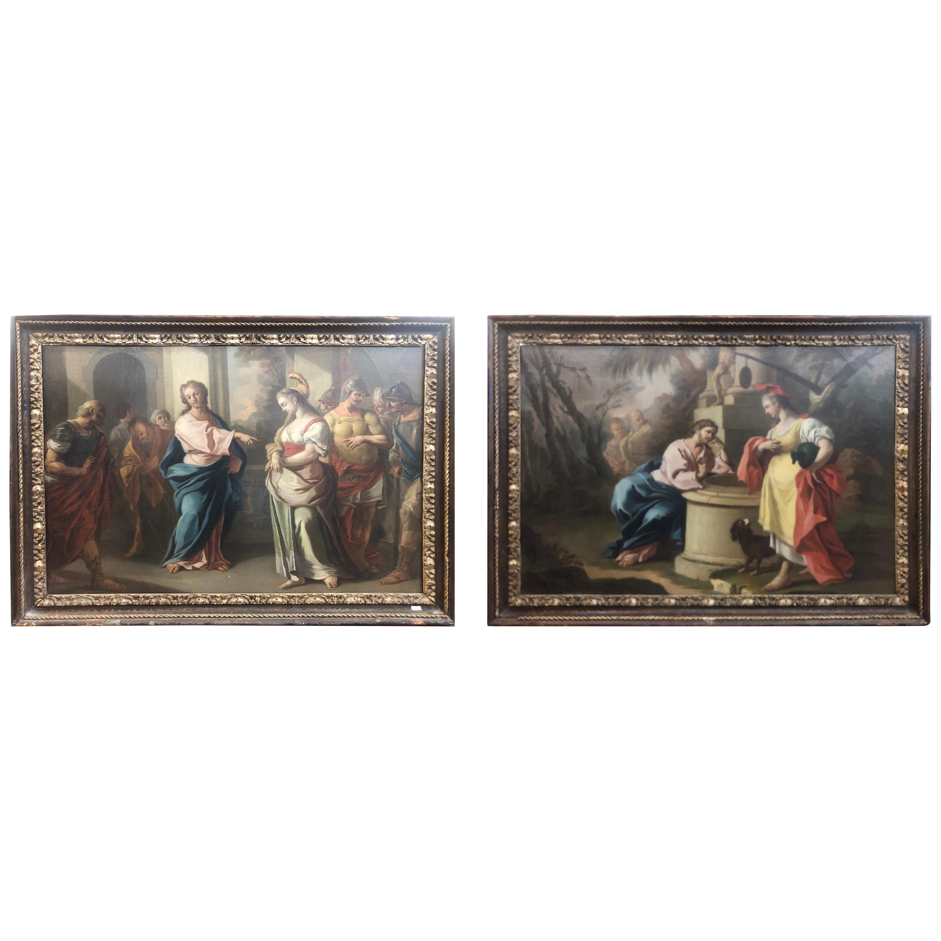 18th Century Pair of Paintings Pietro Bardellino, 1770s