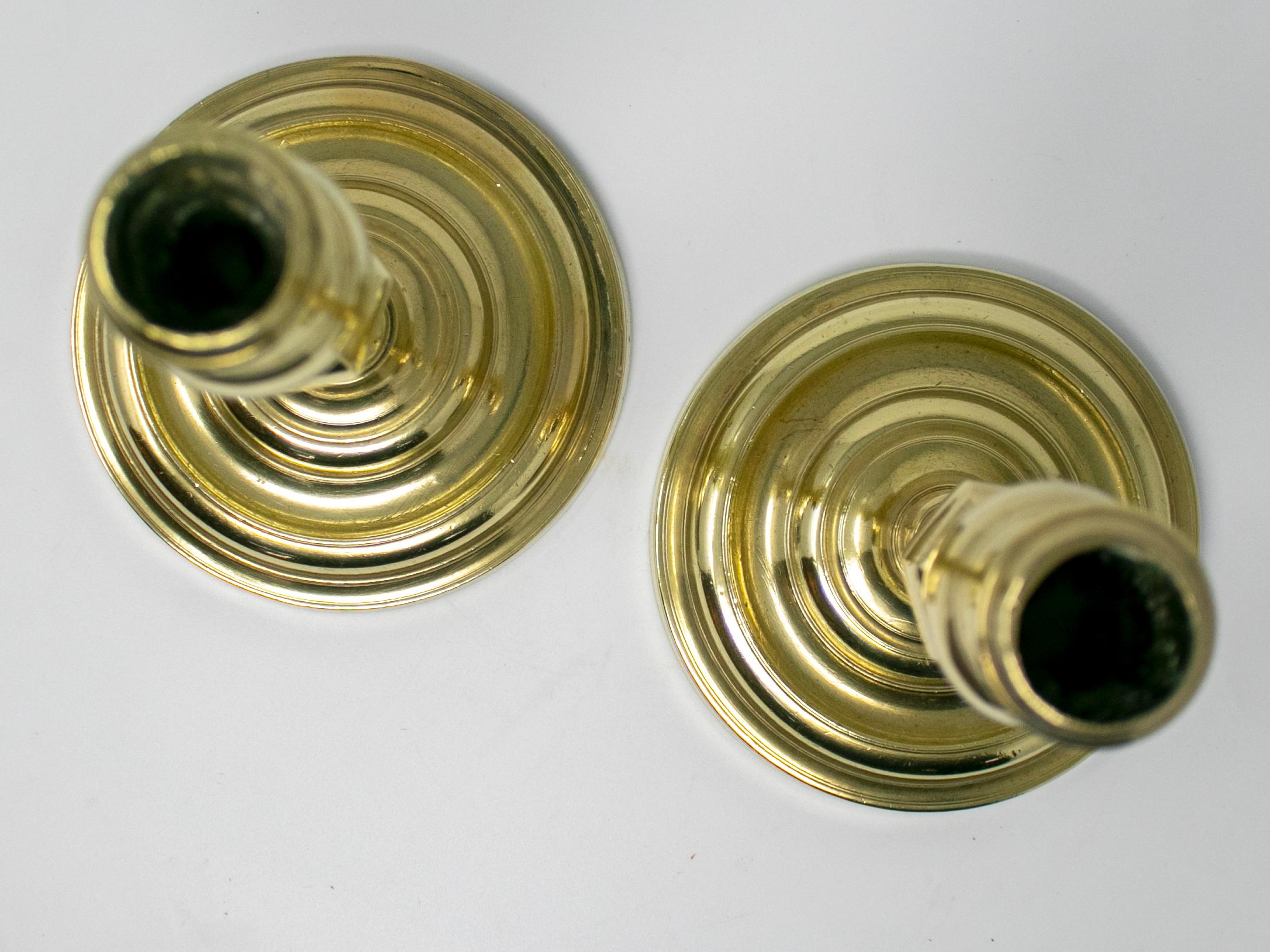 Bronzo Coppia di candelieri spagnoli in bronzo del XVIII secolo in vendita
