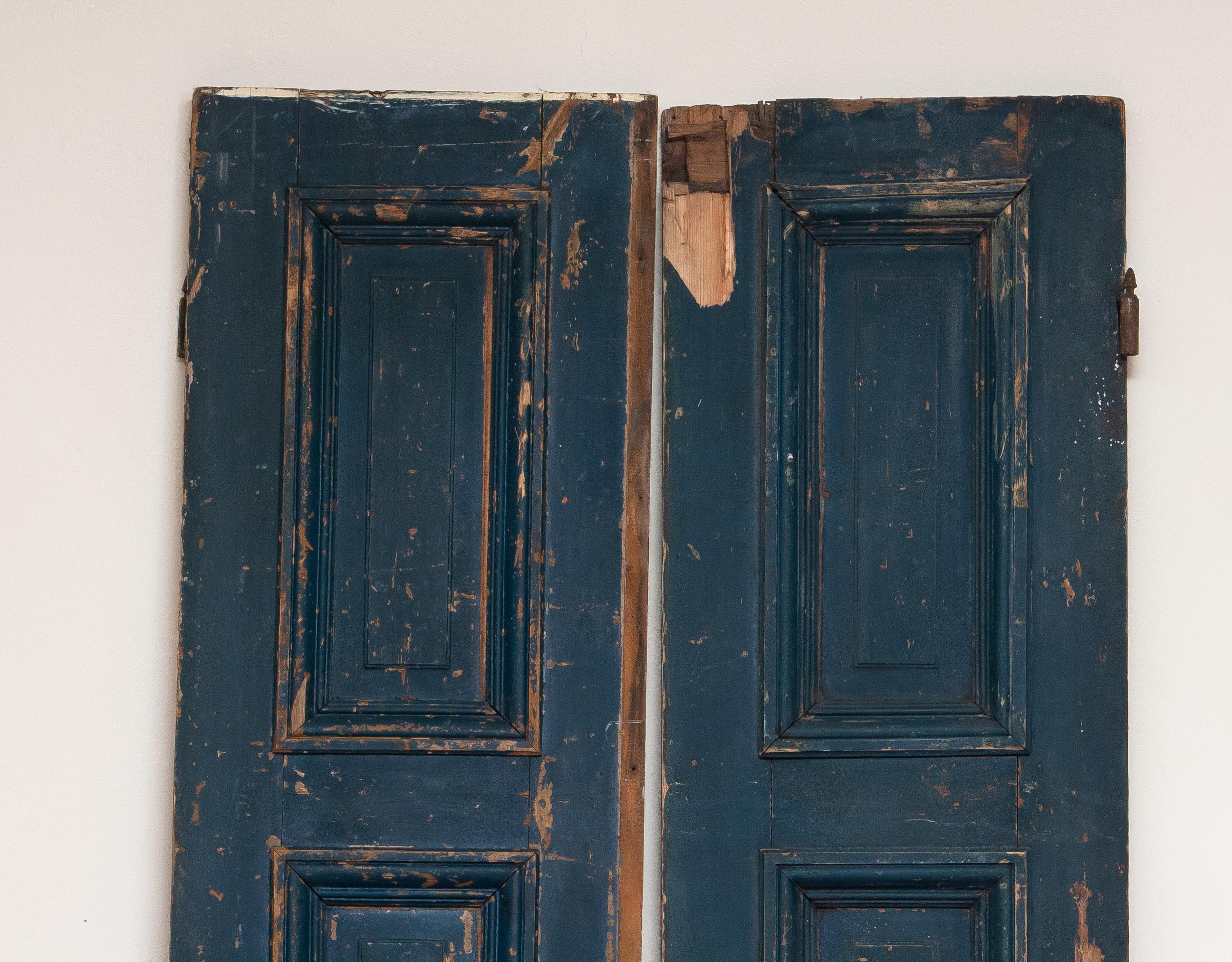Pine 18th Century Pair of Tall Louis XVI Style Doors