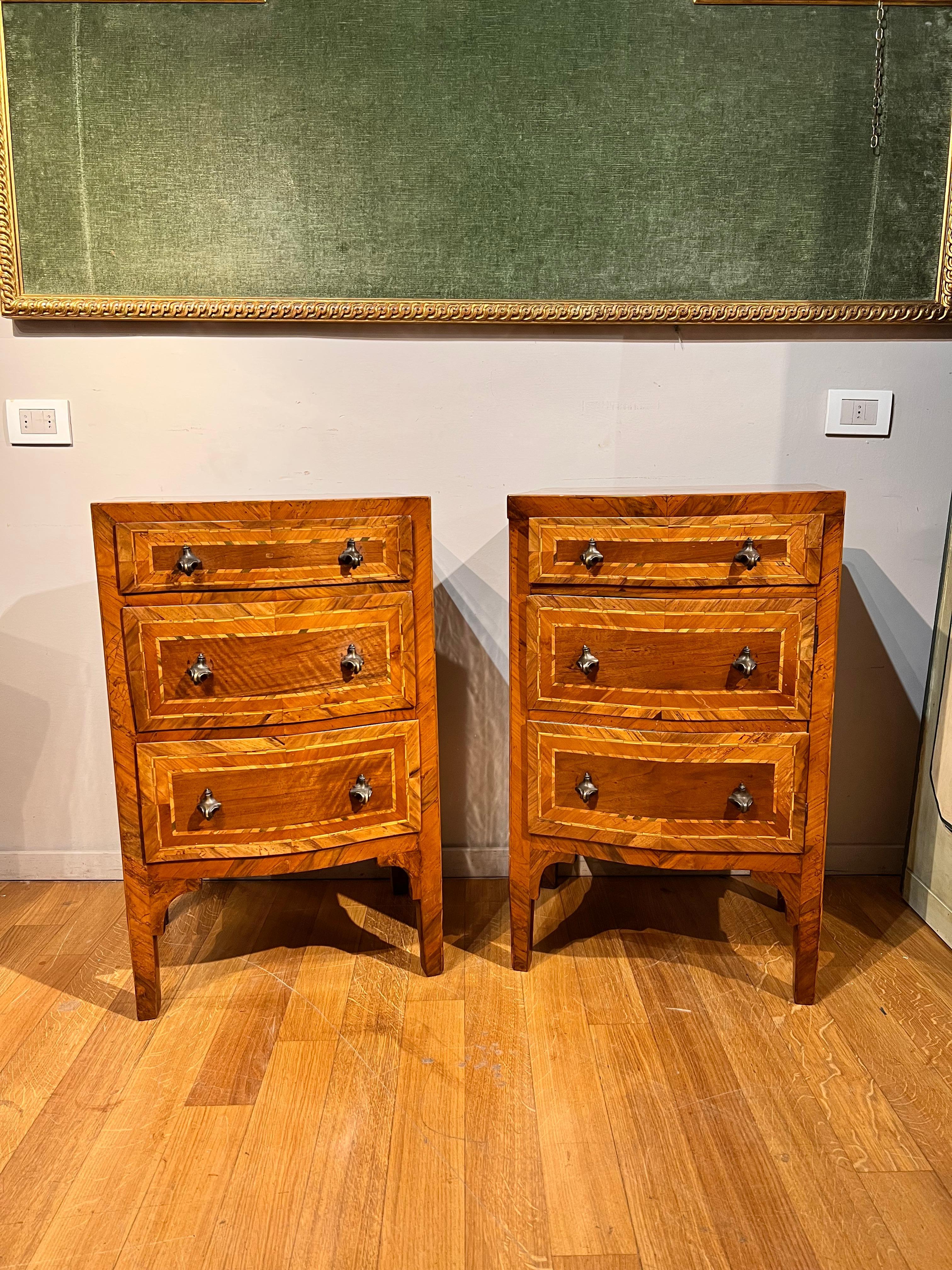 18th Century, Pair of Venetian Badside Cabinet For Sale 8