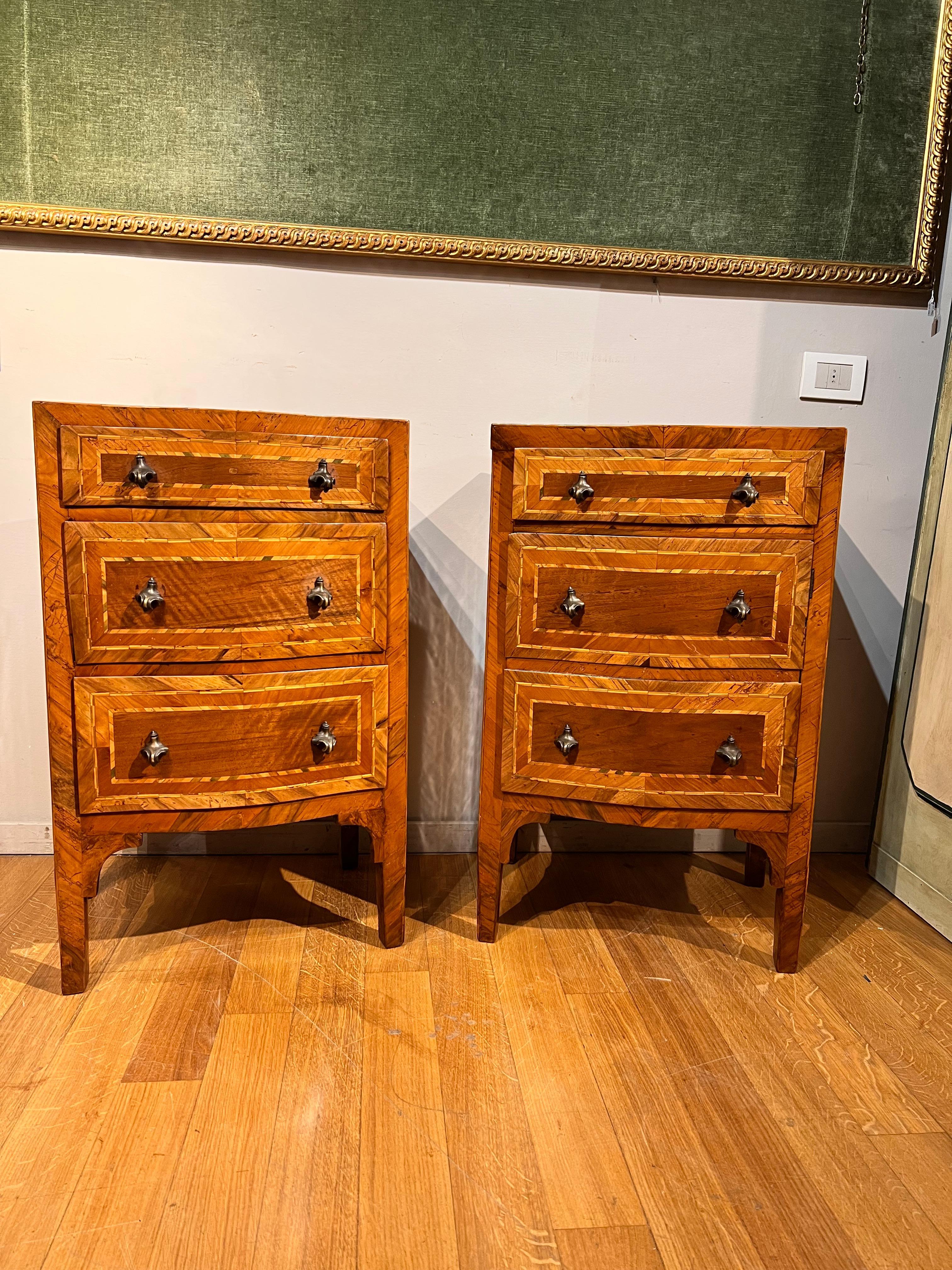 18th Century, Pair of Venetian Badside Cabinet For Sale 9