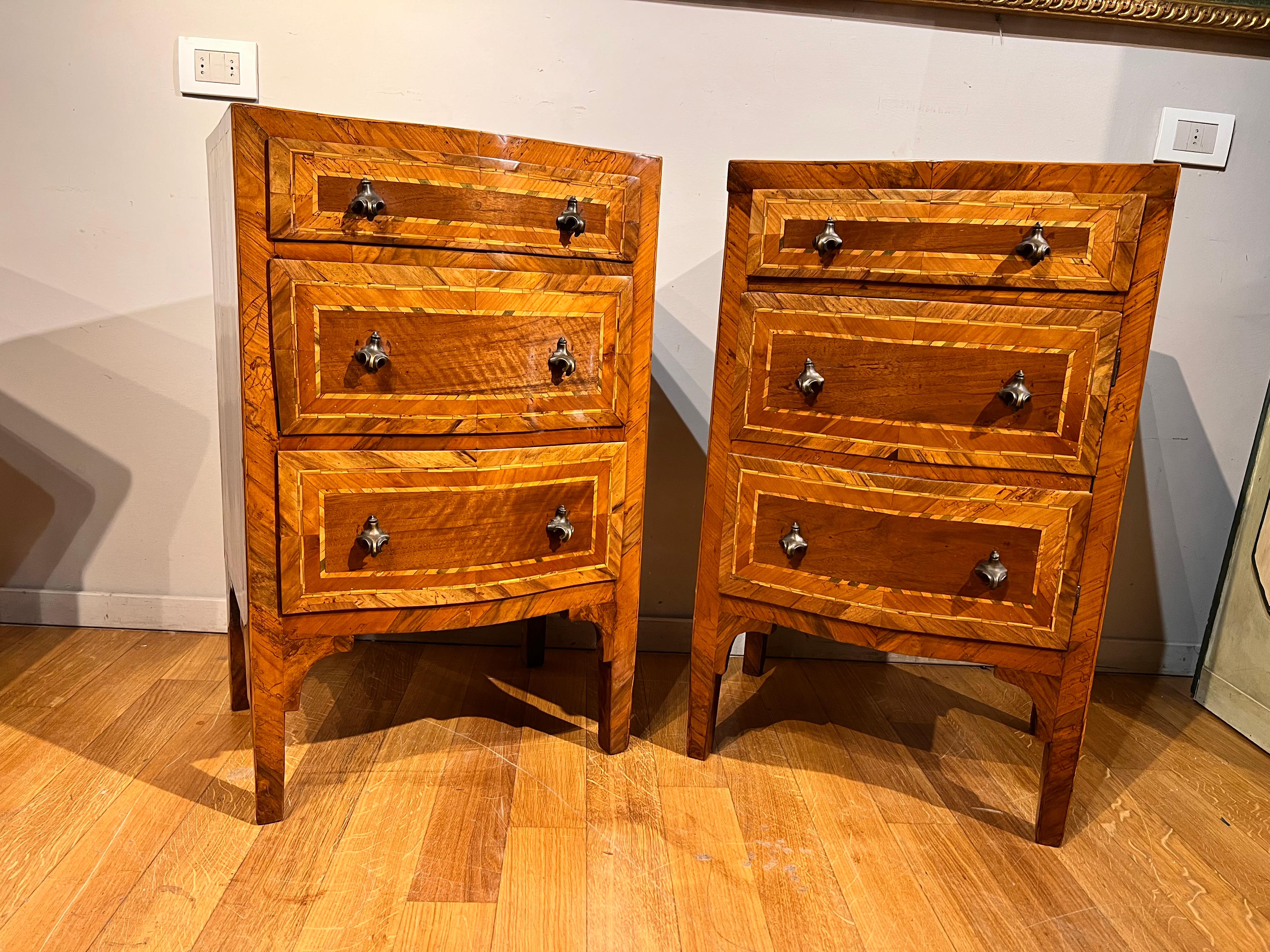 18th Century, Pair of Venetian Badside Cabinet For Sale 12